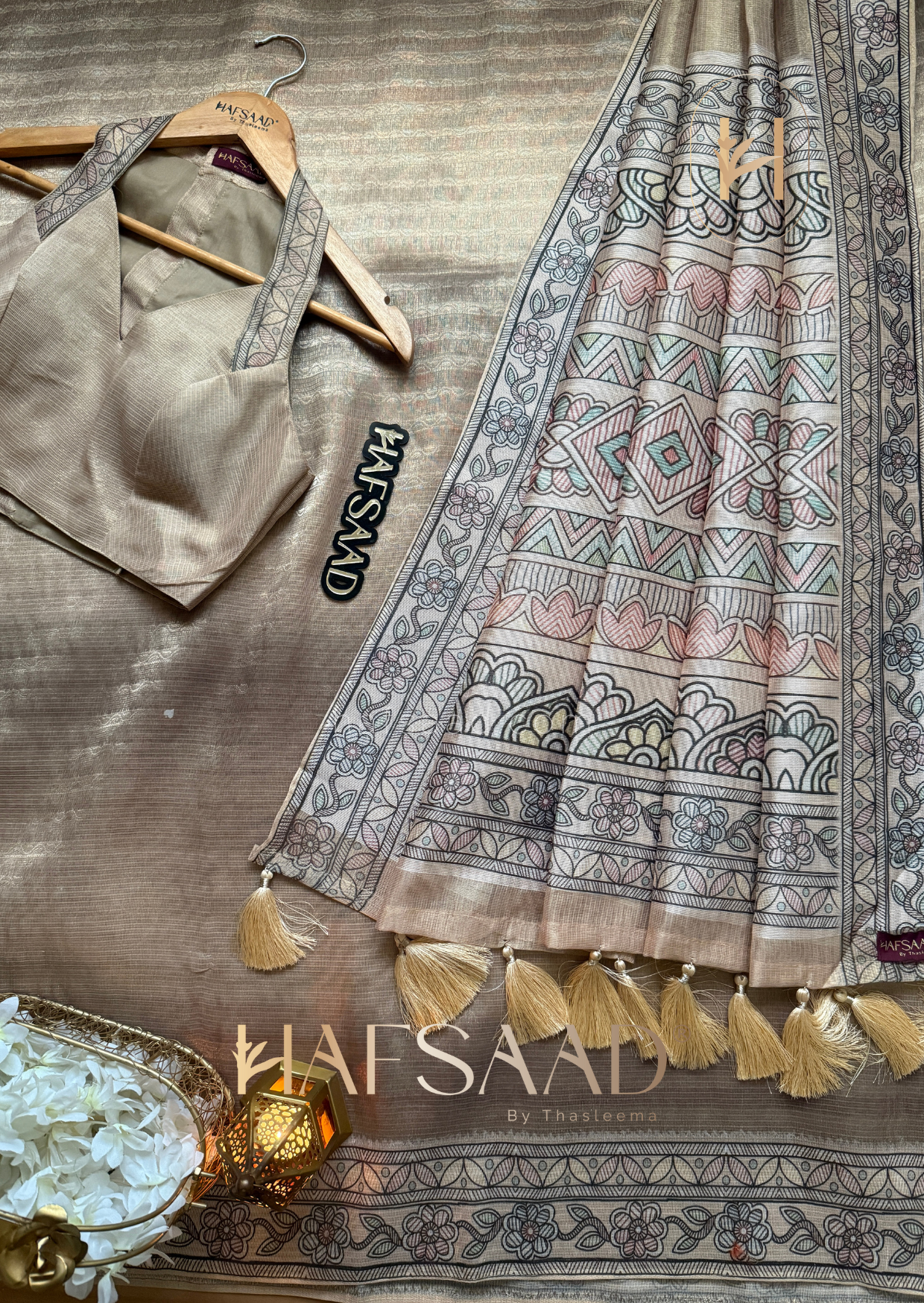 Poorvi- Blended Tissue Saree