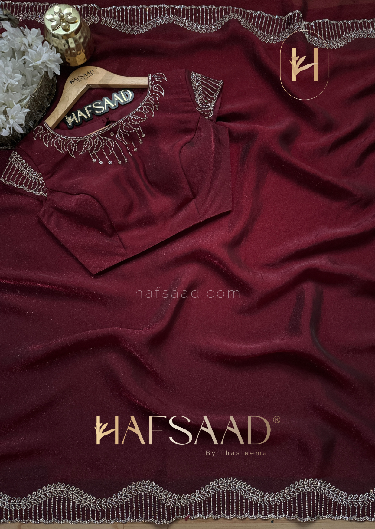 Rinu - Moss chiffon saree