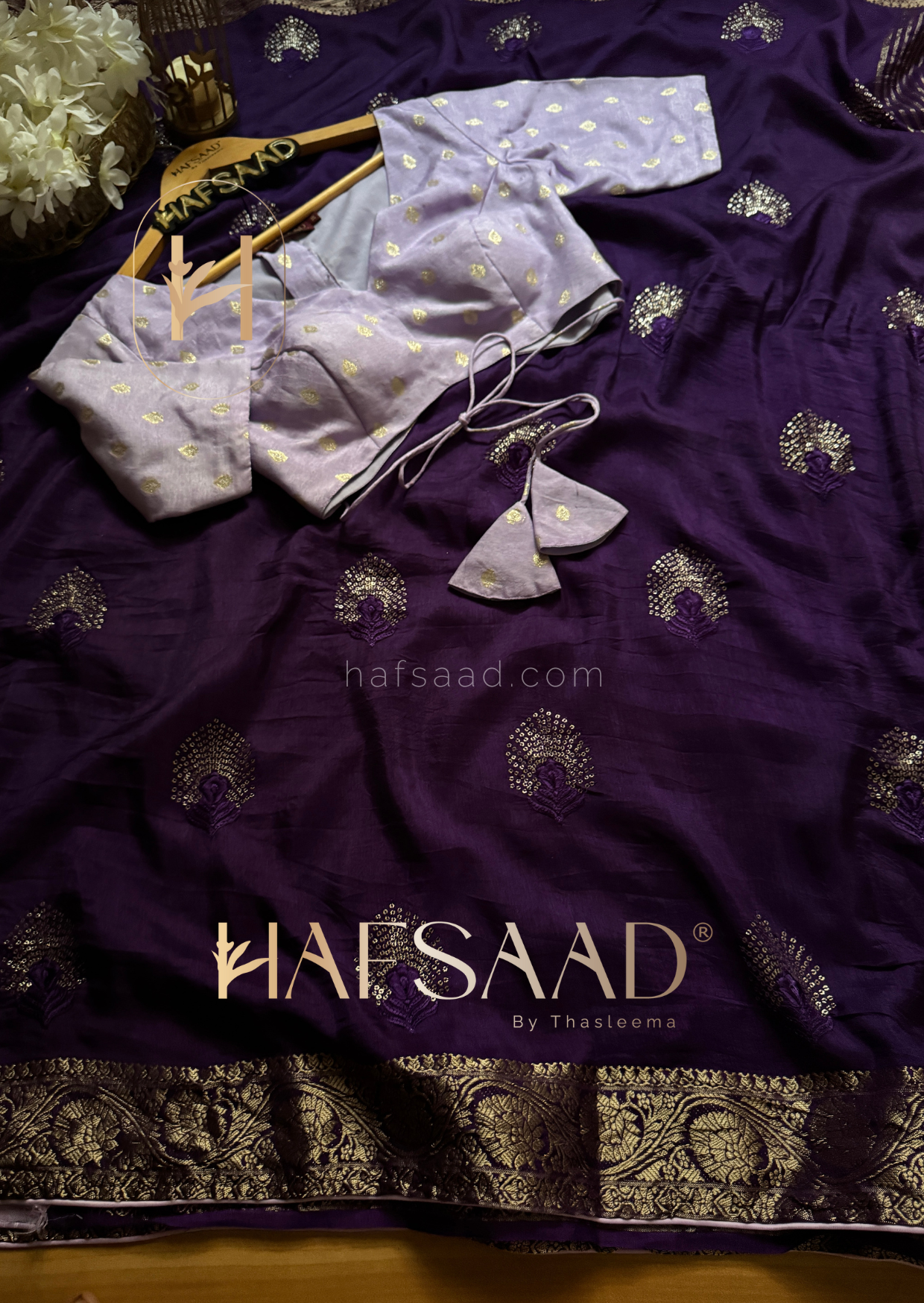 Nidhi- Premium chinnon saree