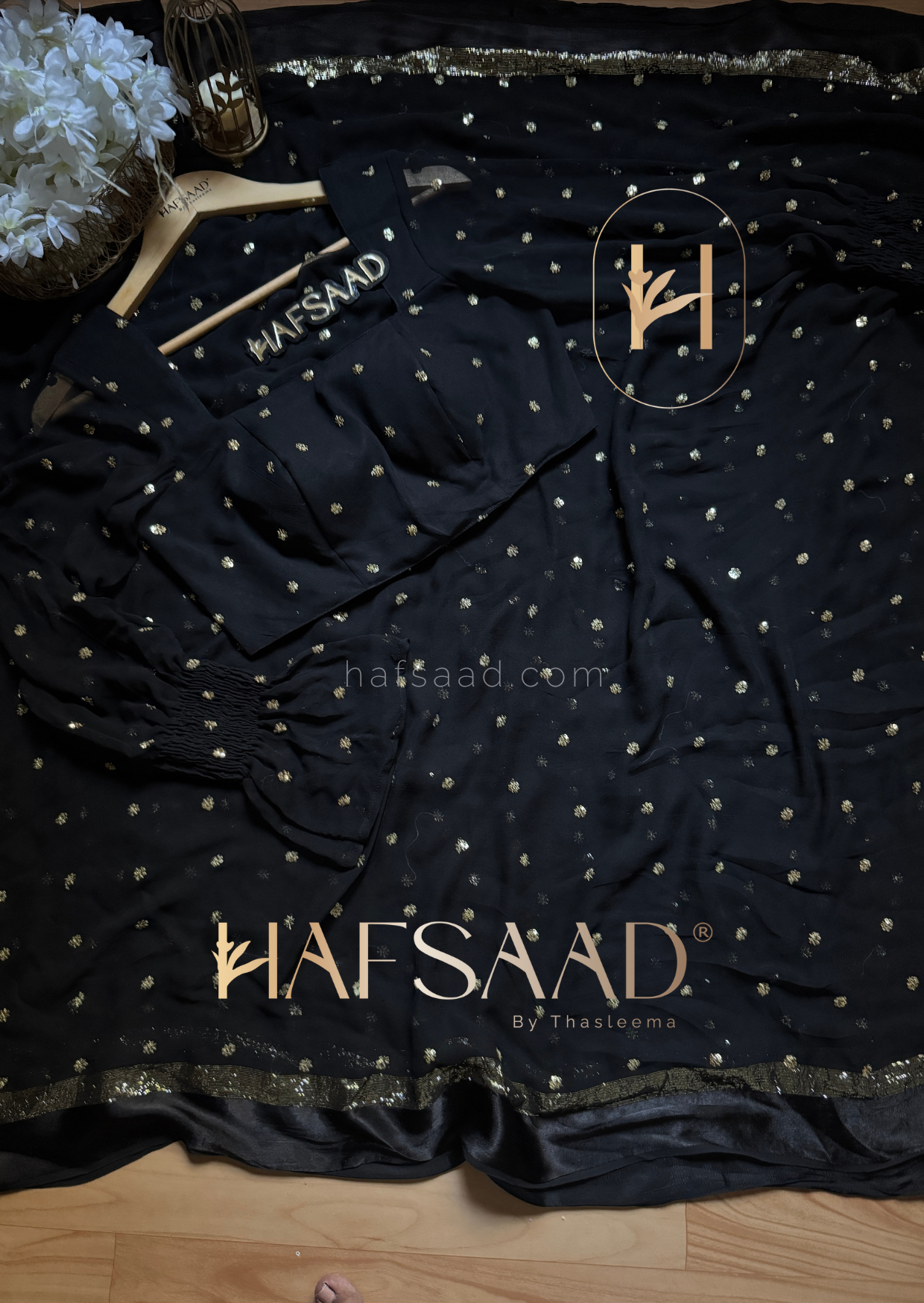 Soundariya in Mira -pure viscose saree(Black)