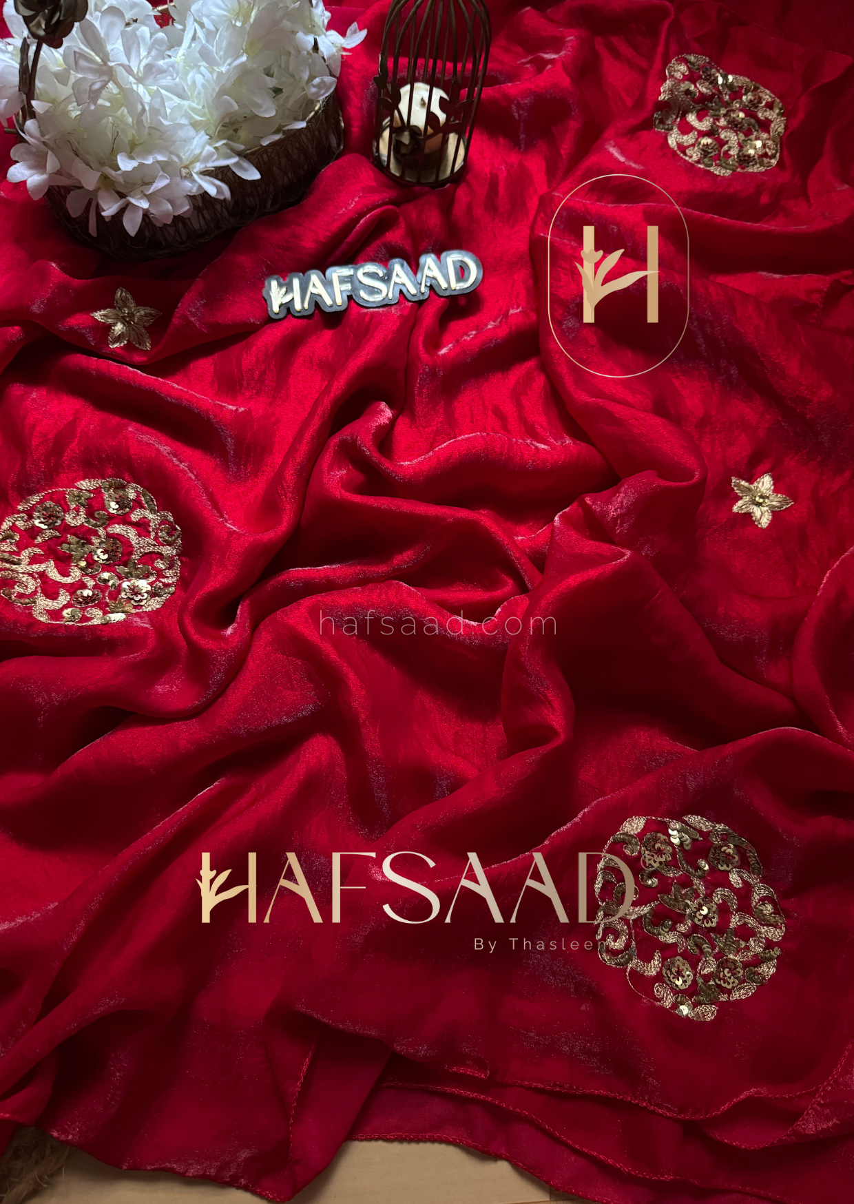 Scandalous- Stardust satin saree