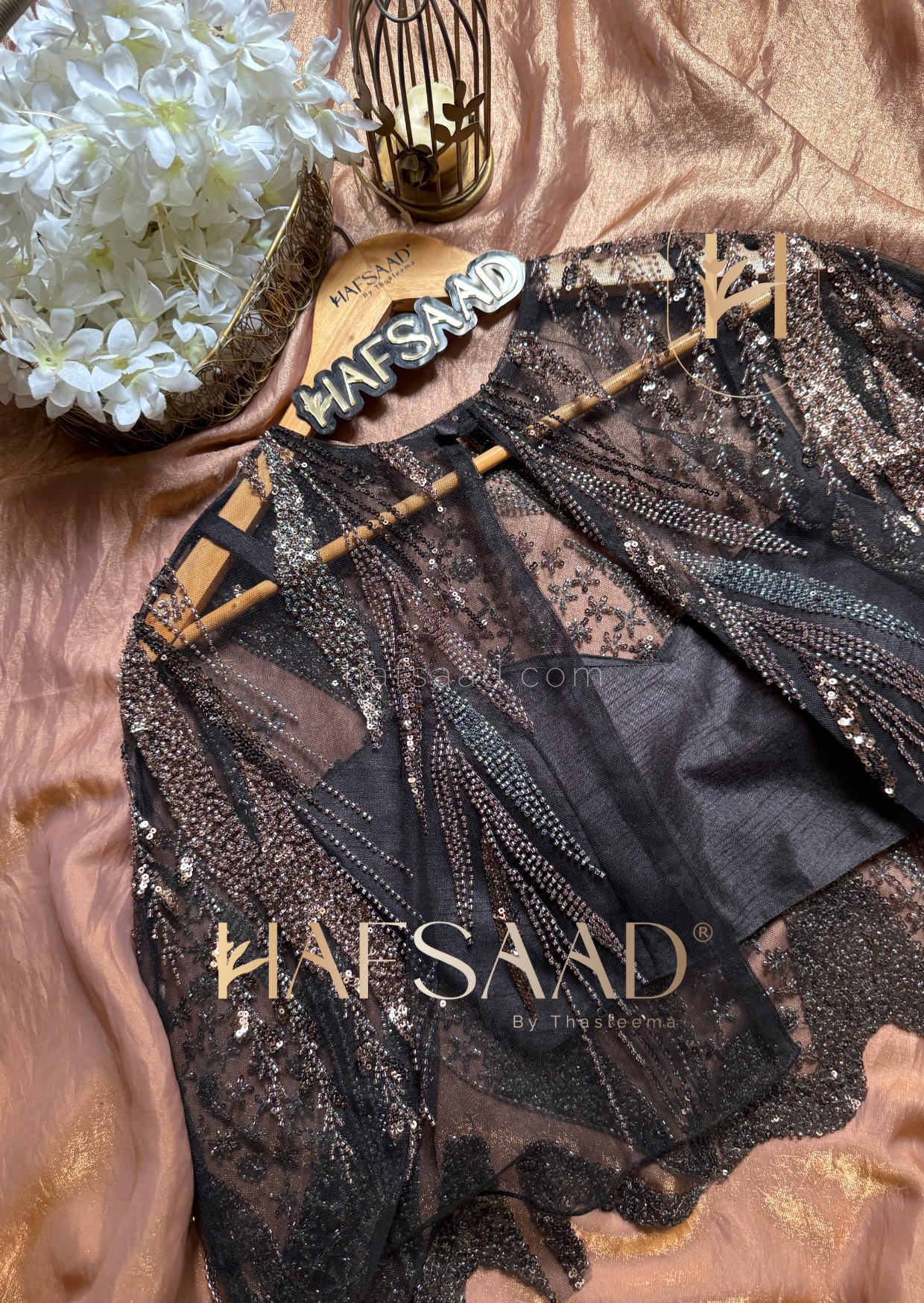 Seduza- Stardust satin saree