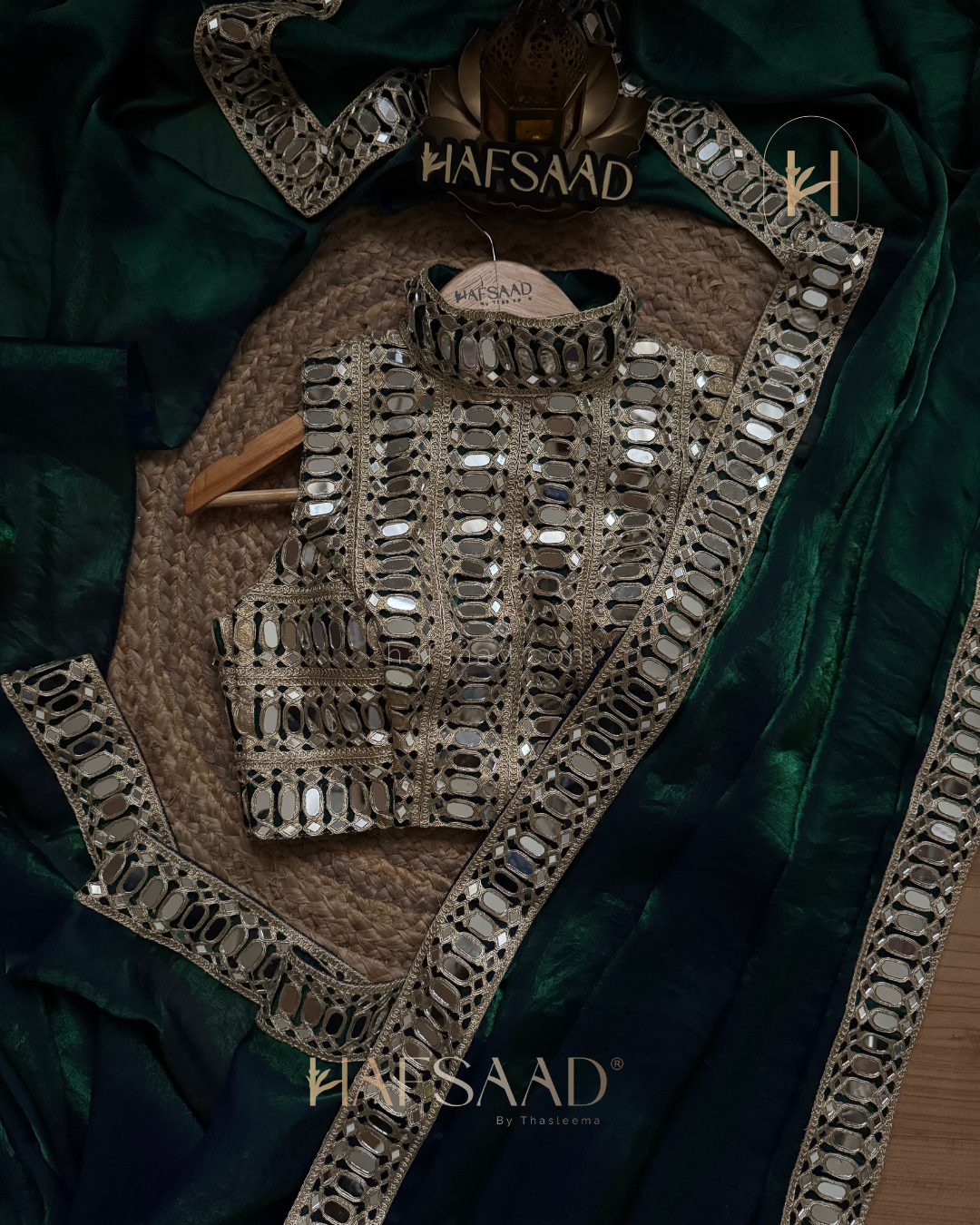 Aaina- Mirror Work Saree