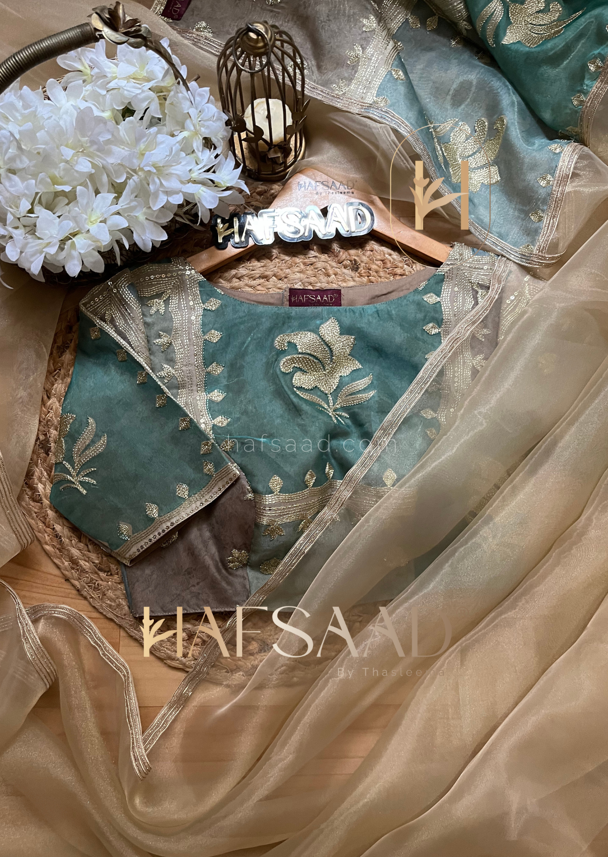 Teju- Designer patchwork saree