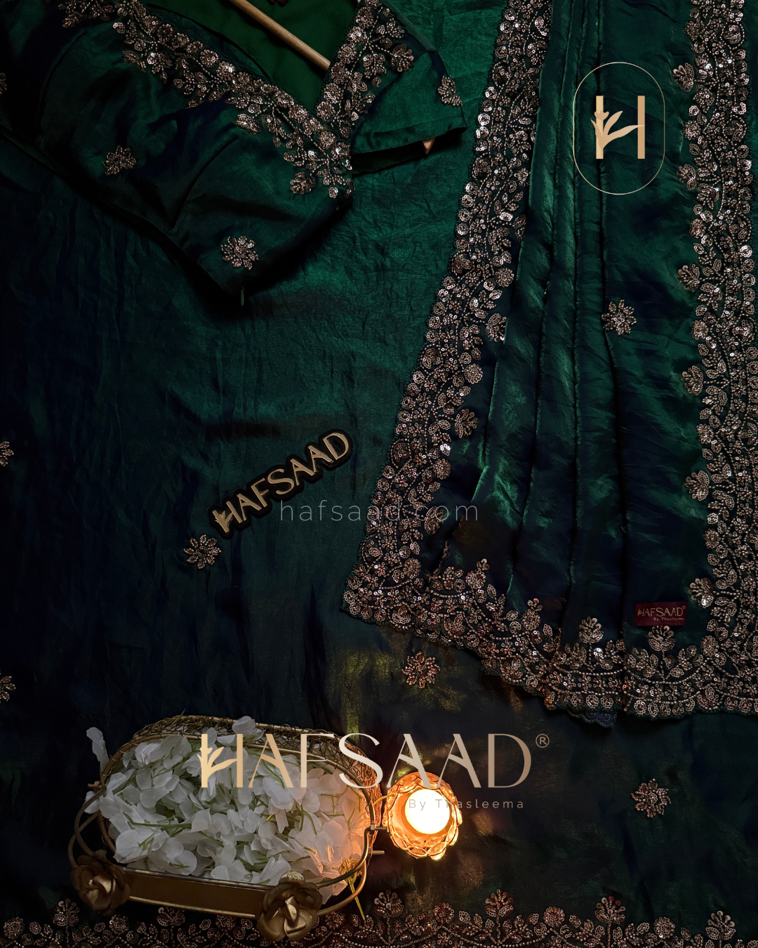 Sana- Stardust Satin Saree