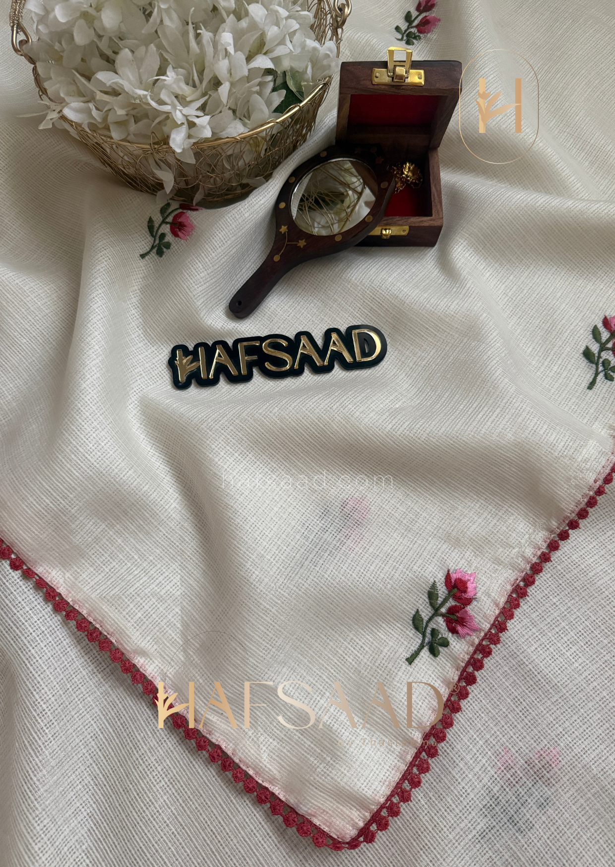Flora - Kota floral saree