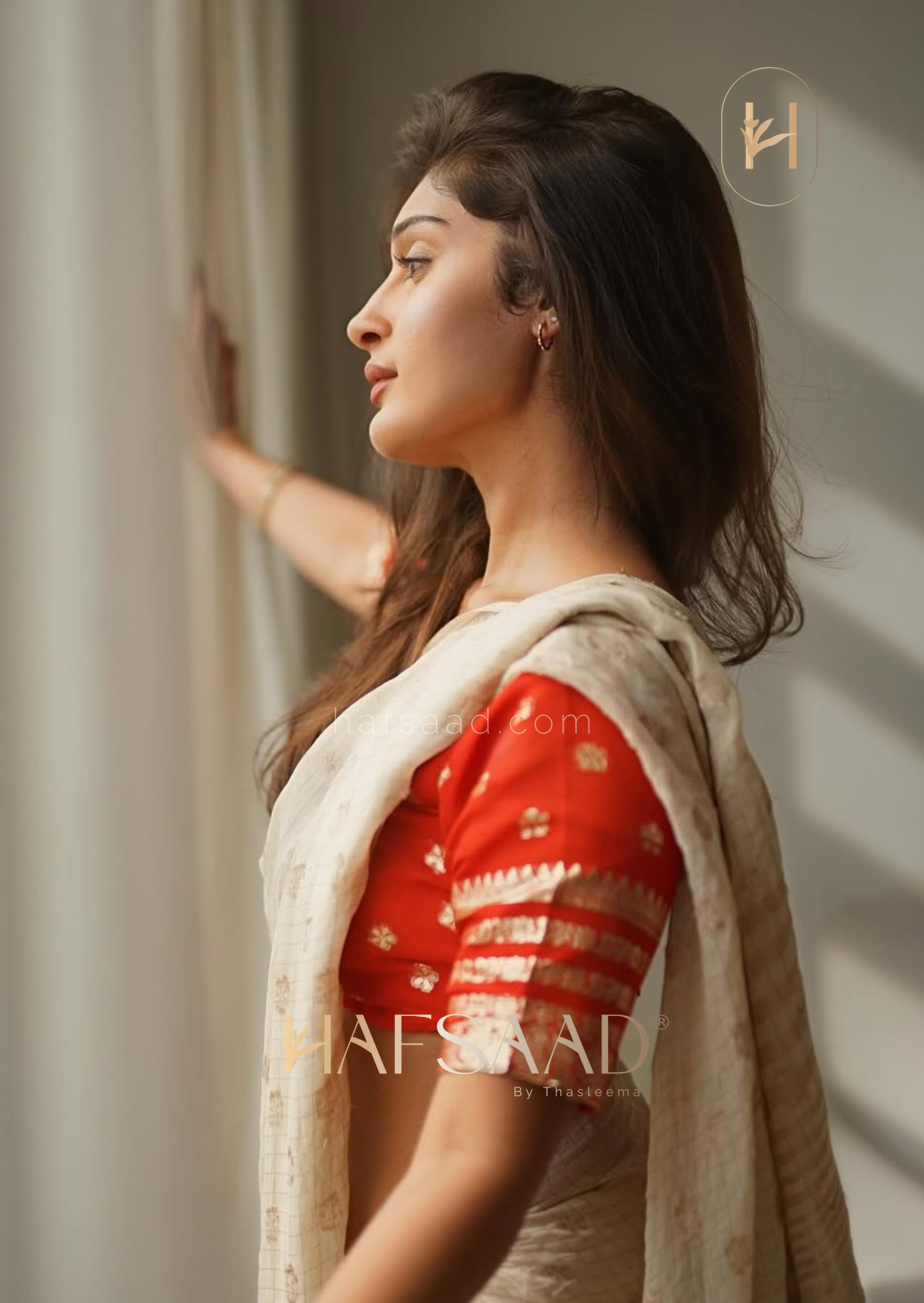 Niharika in Deepika chex saree
