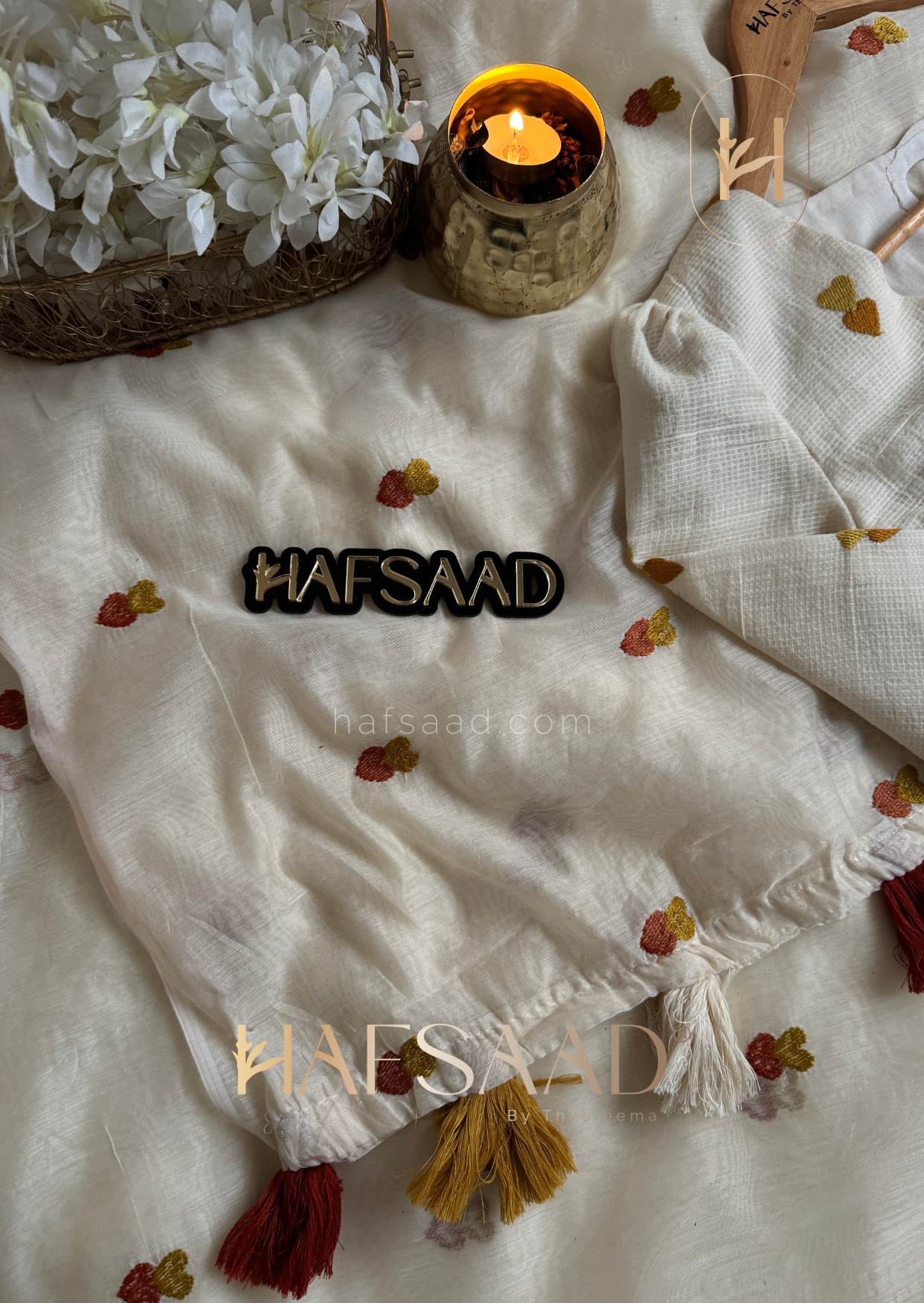 Sharmin - Semi chanderi saree