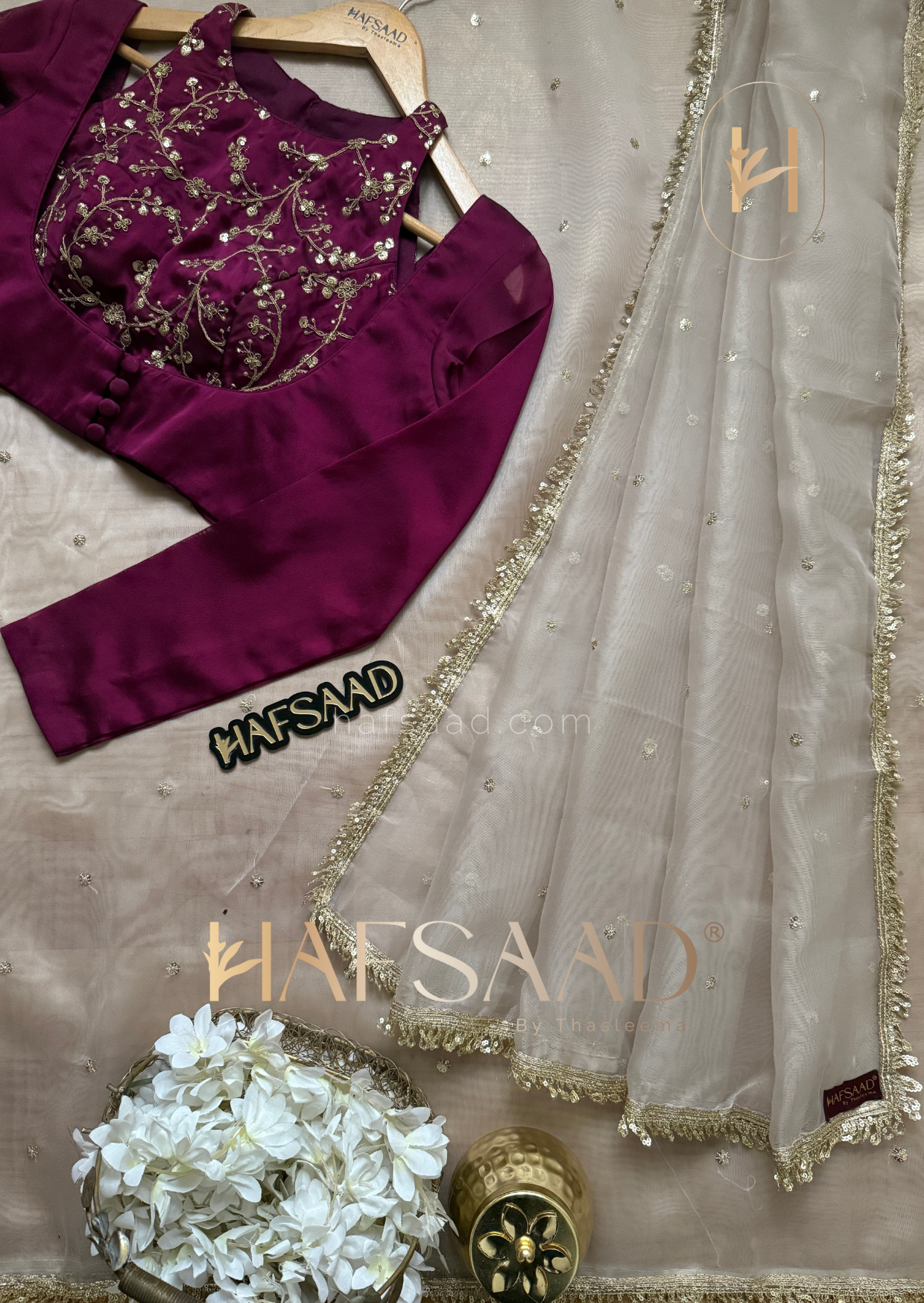 Asha - Tissue saree