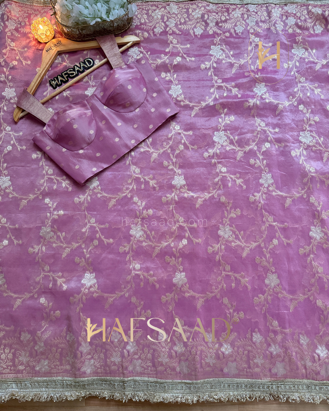 Nisha - Banaras Tissue Silk Saree