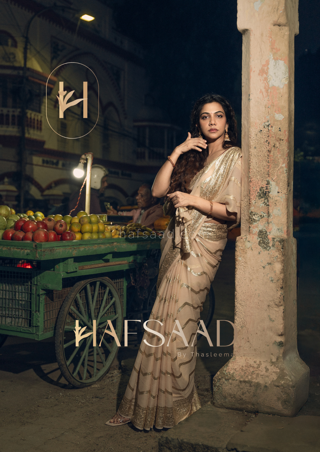 Madonna Sebastian in Yamini saree