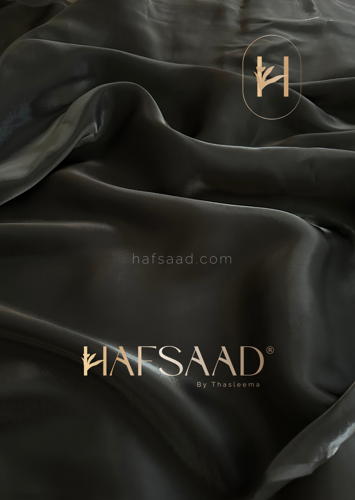 Medusa- Designer satin organza saree saree (Black)
