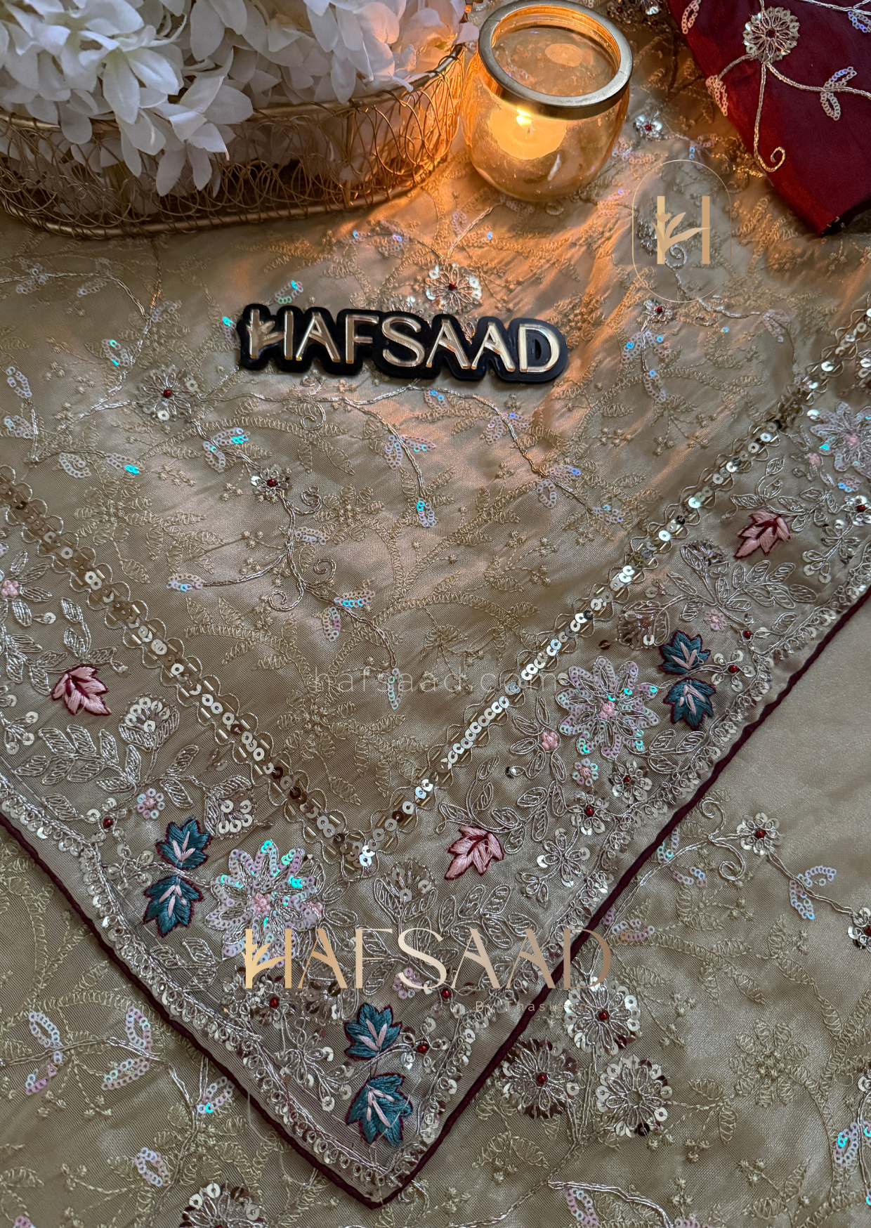Hidaya - Soft tissue saree (Lime)