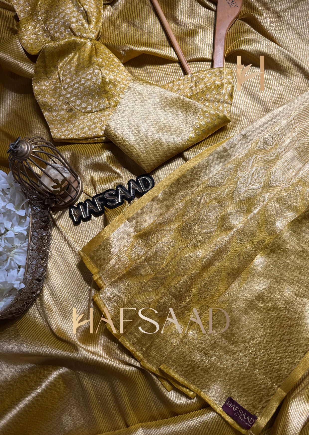 Chandrika- Semi silk saree (Yellow)