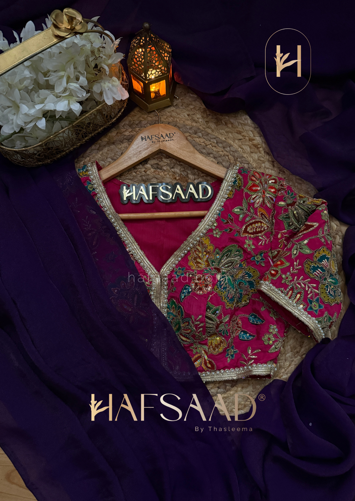 Diksha - Soft tissue saree (Purple)