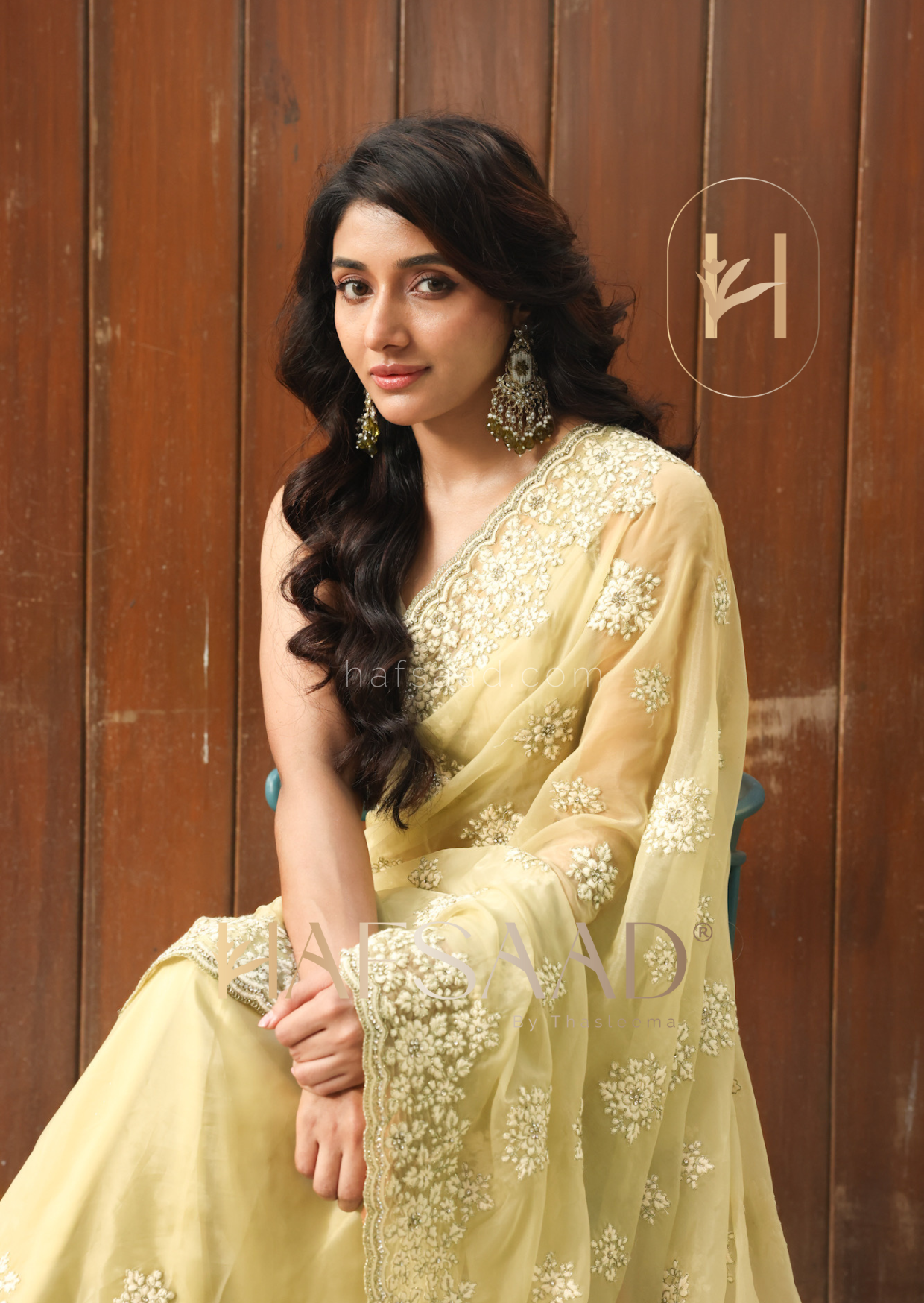 Eloise- Designer organza saree