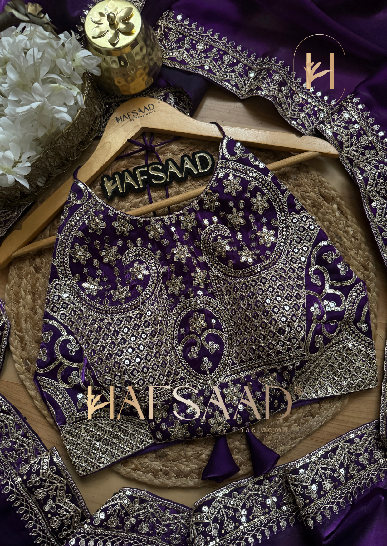 Mehal - Satin organza saree