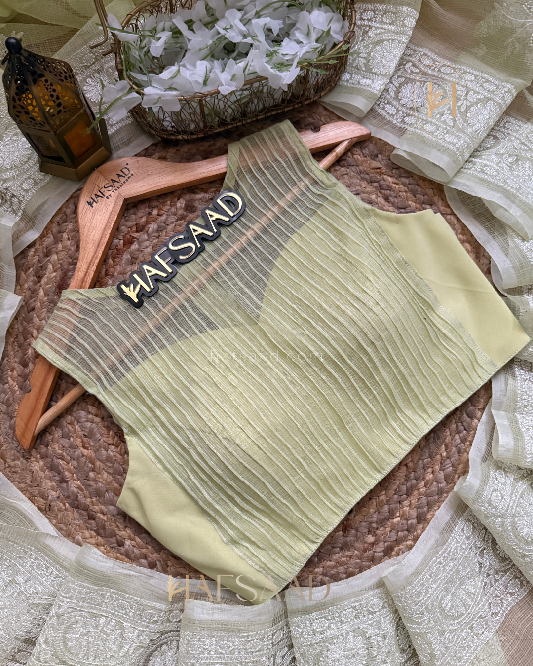 Judith - Pure Kota saree (Green)