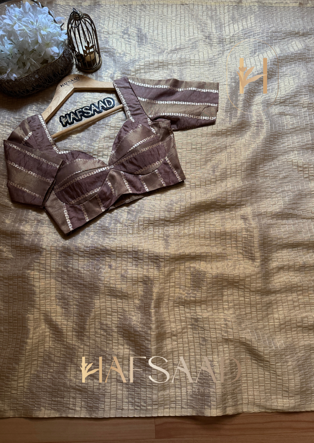 Anmol - Semi tissue silk saree