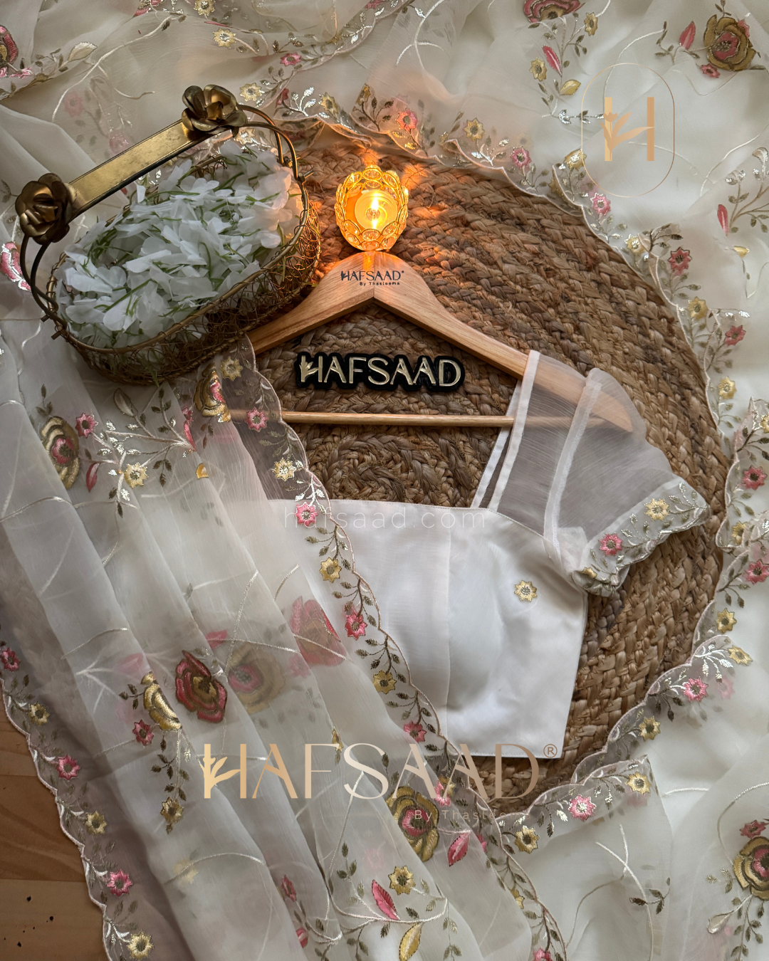 Anila -Chiffon organza saree