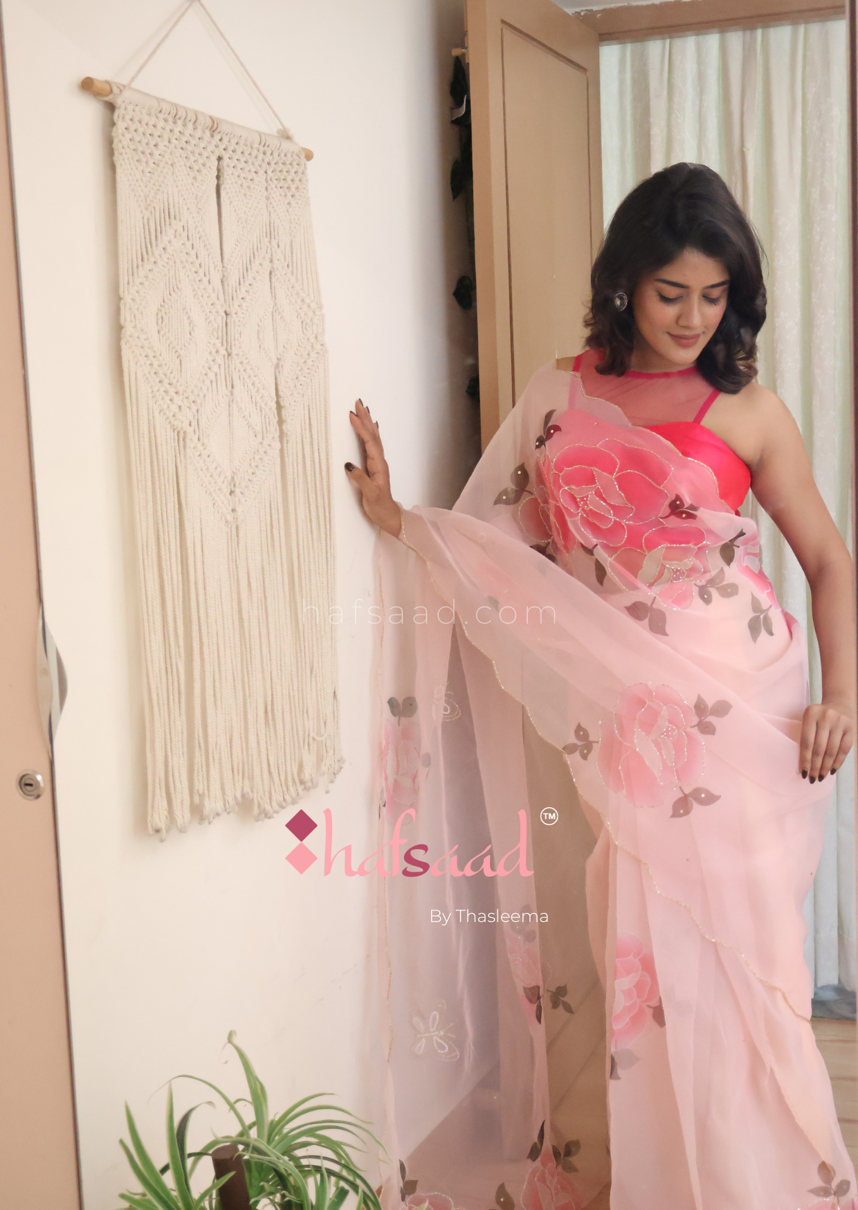Dear Daisy - Ready to wear saree (Blushed)