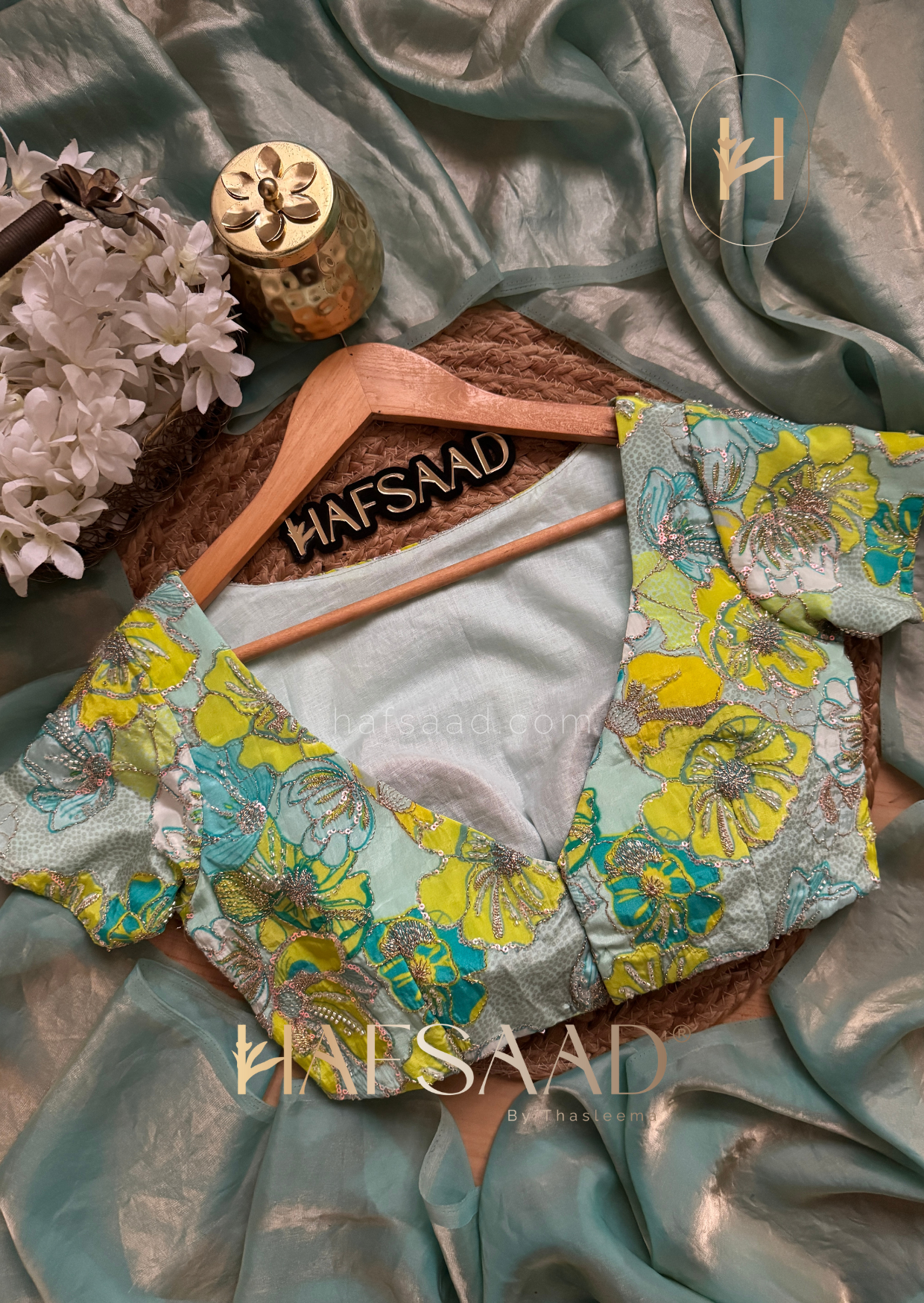 Mona - Stardust satin saree