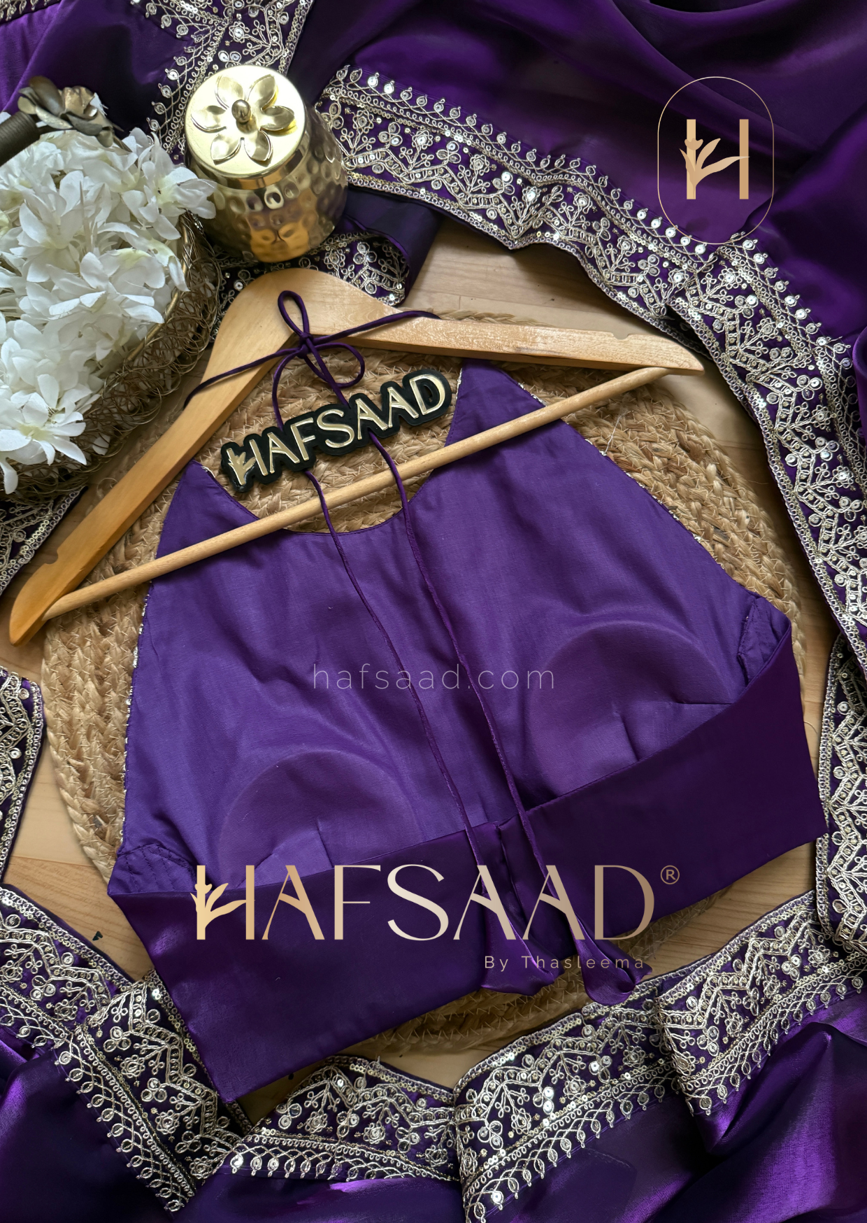 Mehal - Satin organza saree