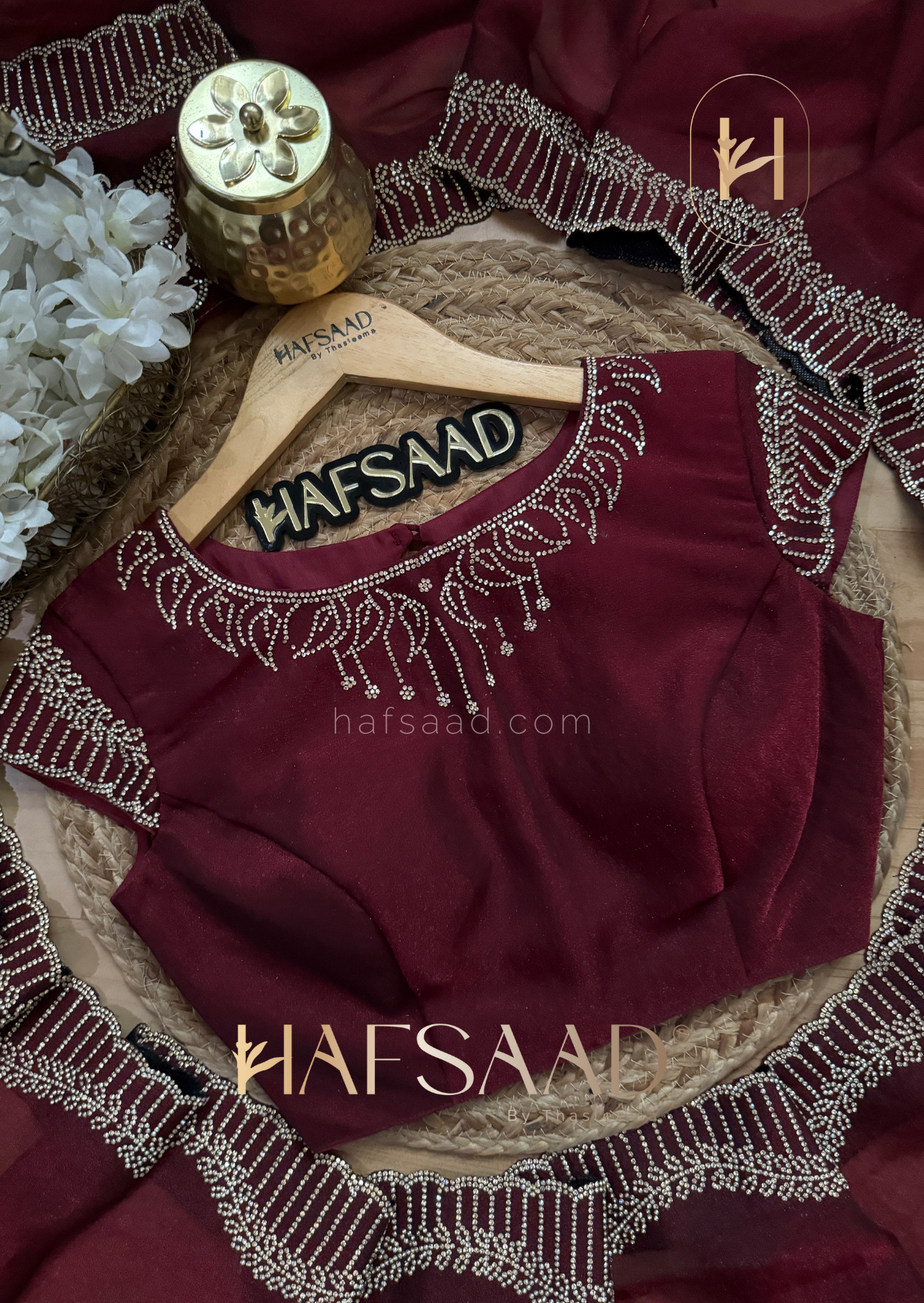Rinu - Moss chiffon saree