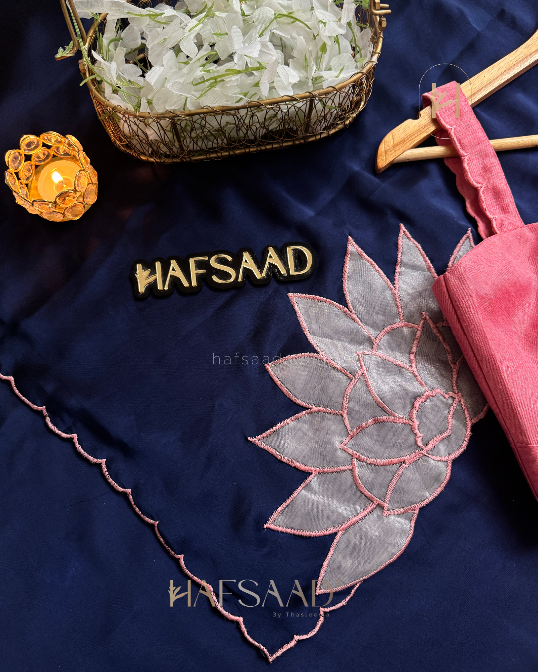 Sanaya - Chiffon Silk Saree (Royal Blue)