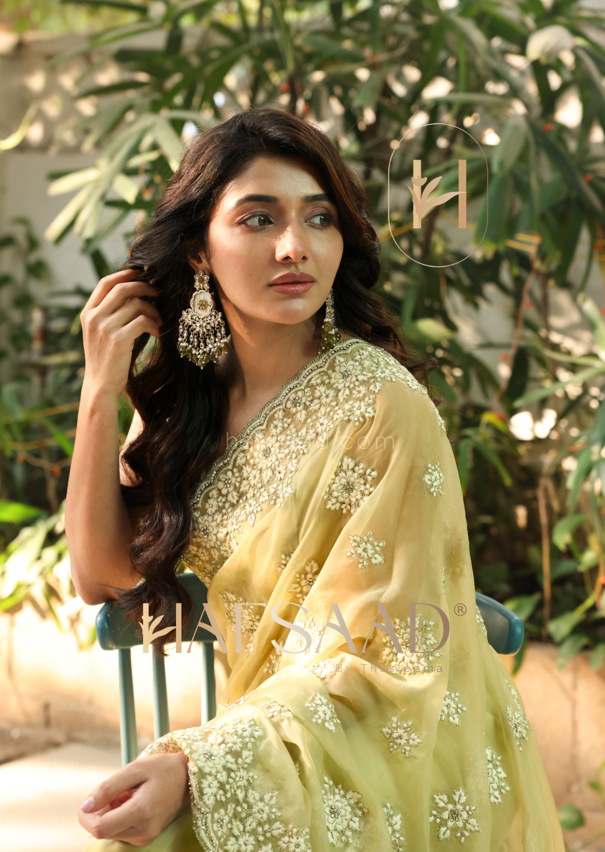 Eloise- Designer organza saree