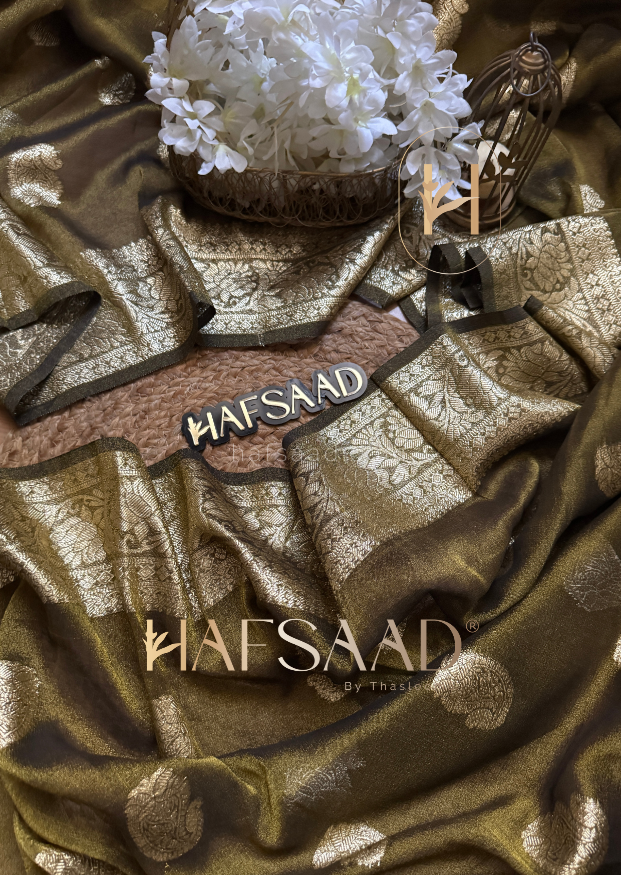 Urvasi- Semi tissue silk saree