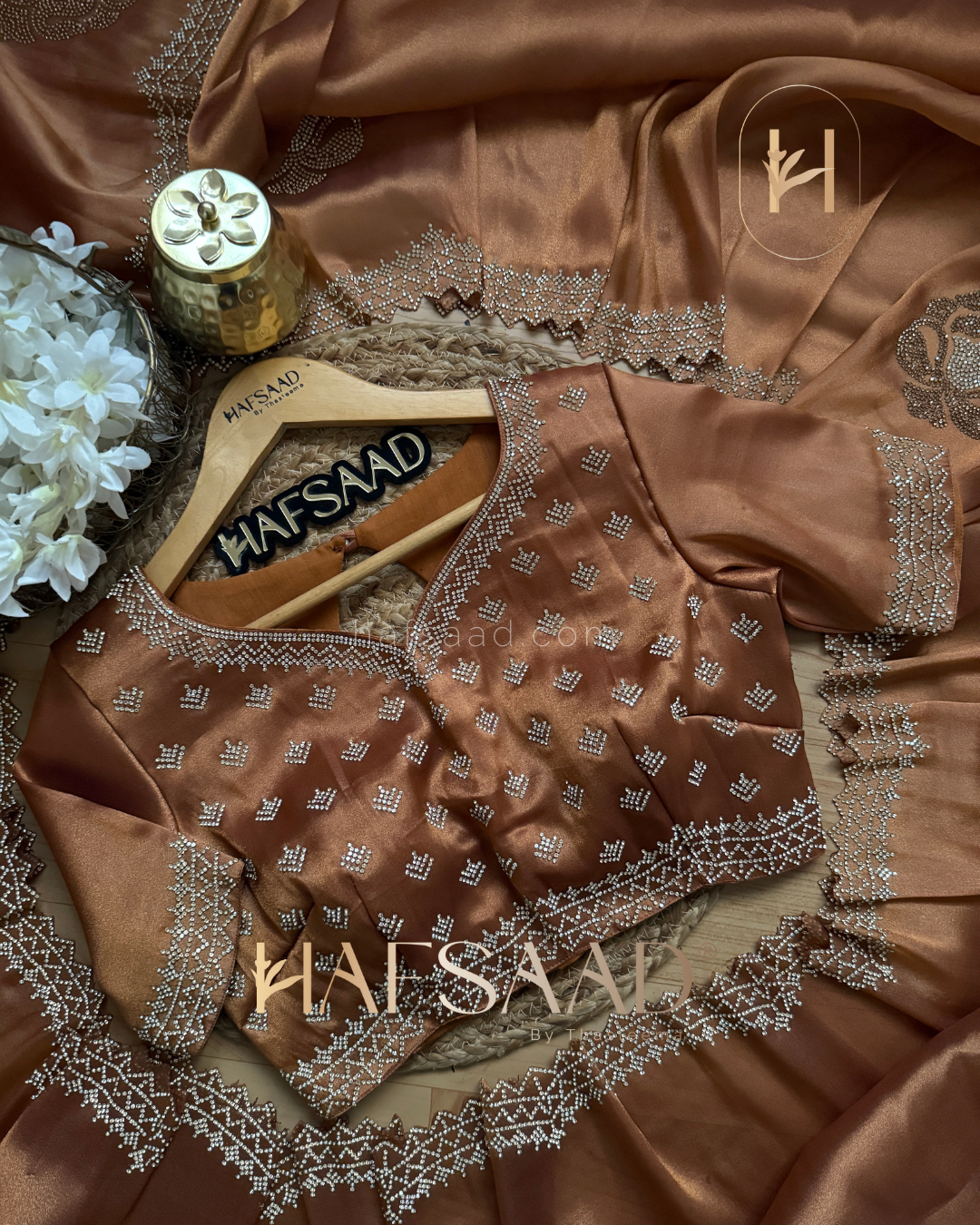 Amber - Premium tissue saree