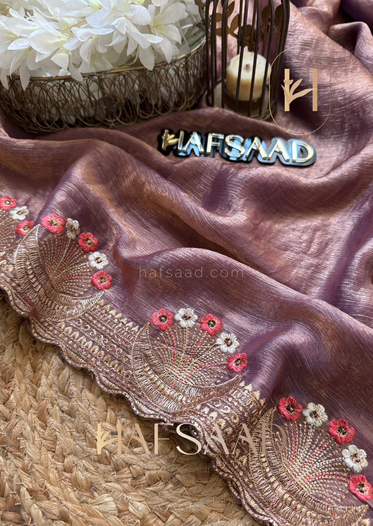 Smithi - Chiffon silk saree