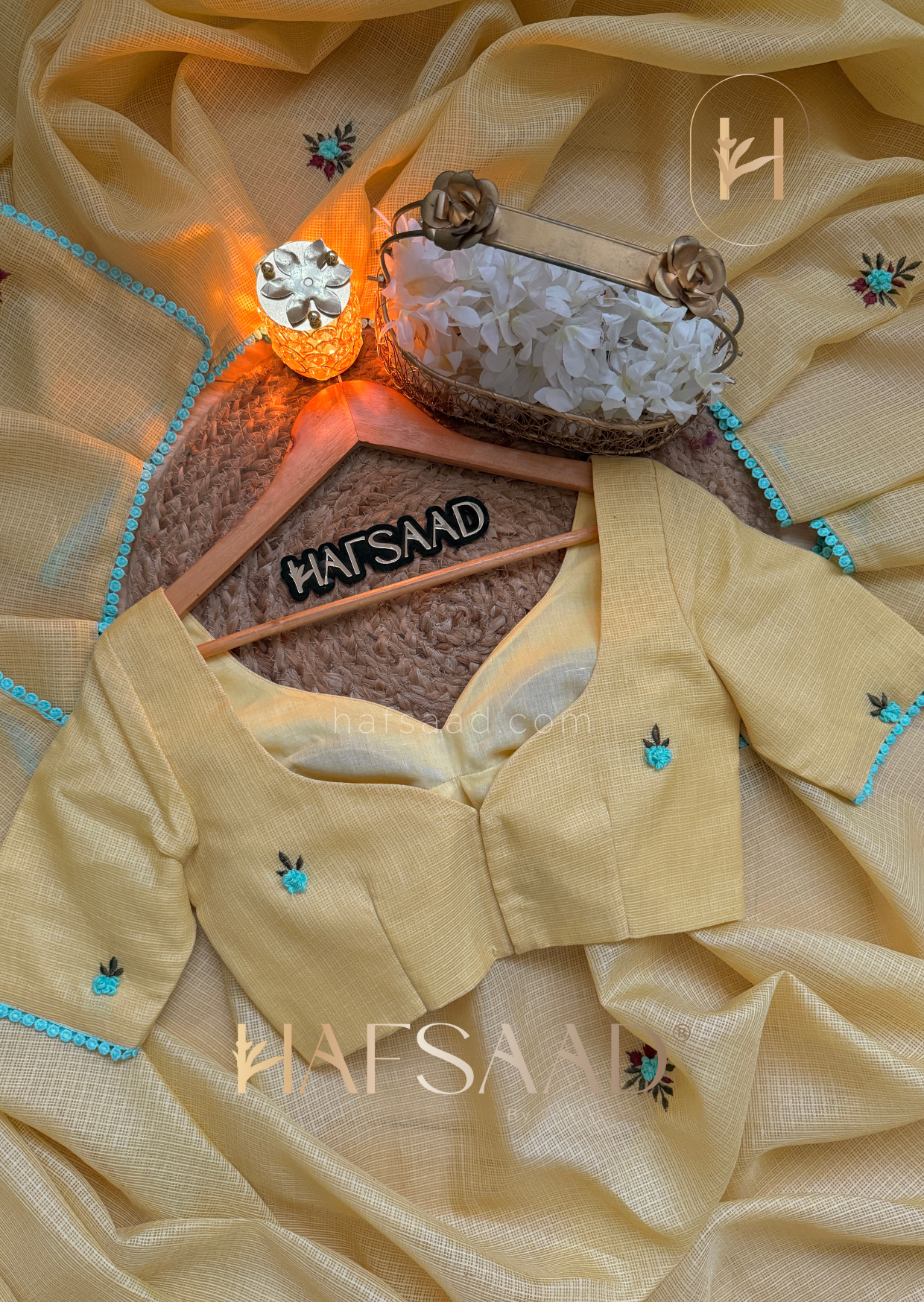 Helena Elbow Sleeve - Premium Kota Saree