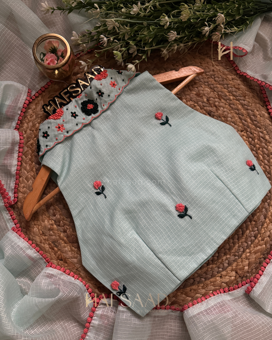 Tessa- Artisanal Threadwork Saree