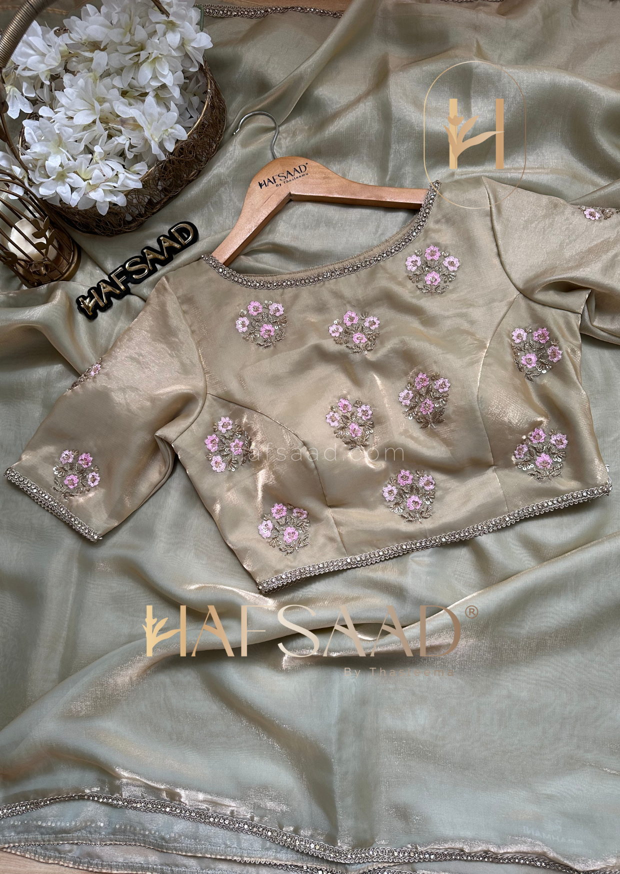 Jasmine- Handwork designer saree