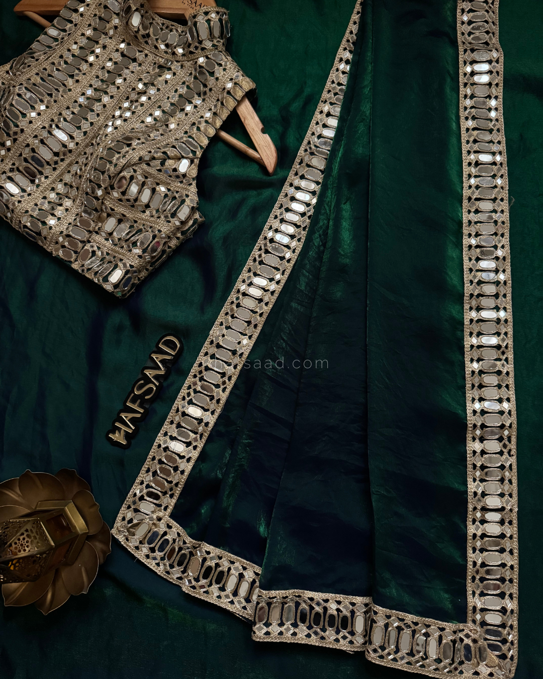 Aaina- Mirror Work Saree