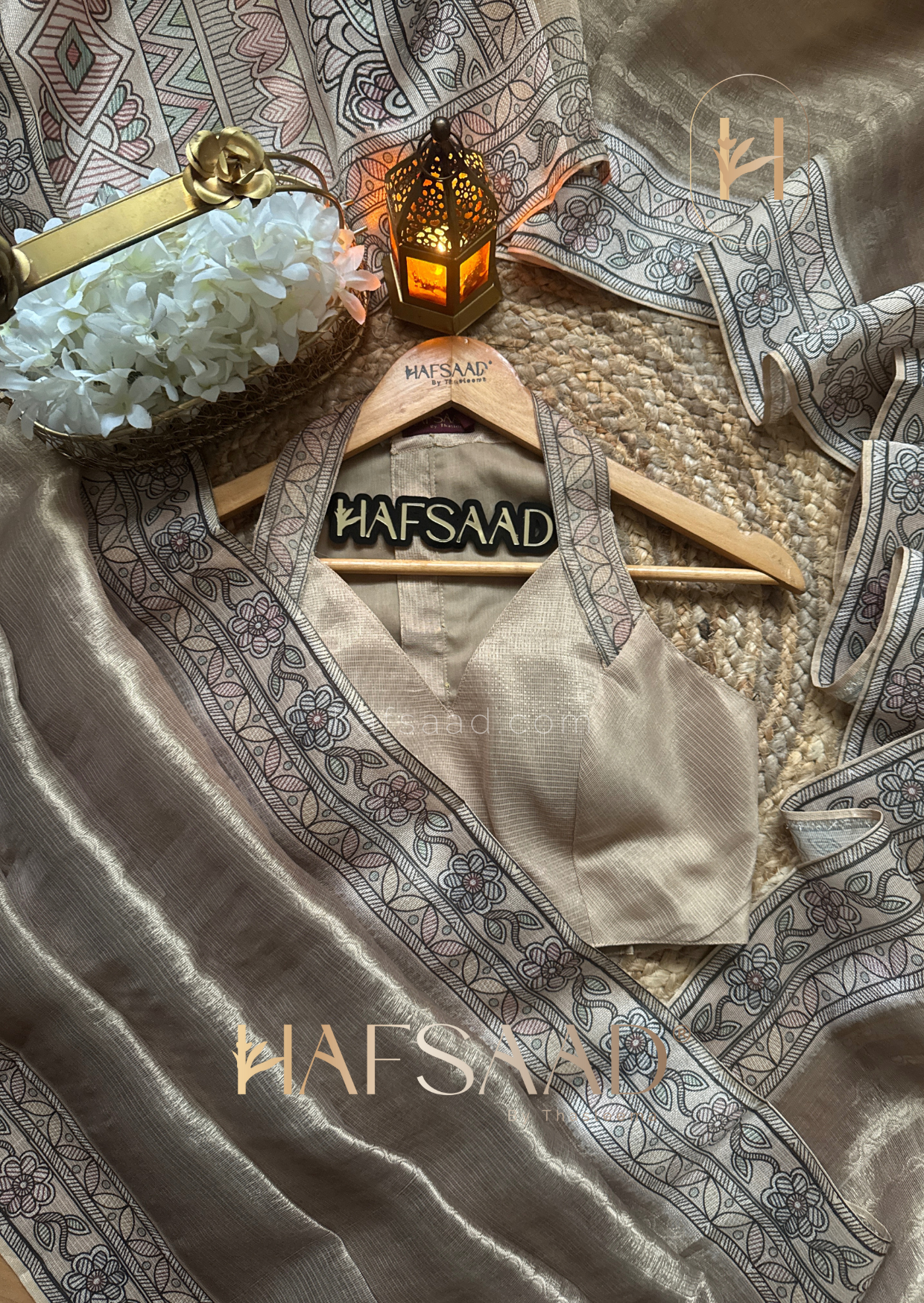 Poorvi- Blended Tissue Saree