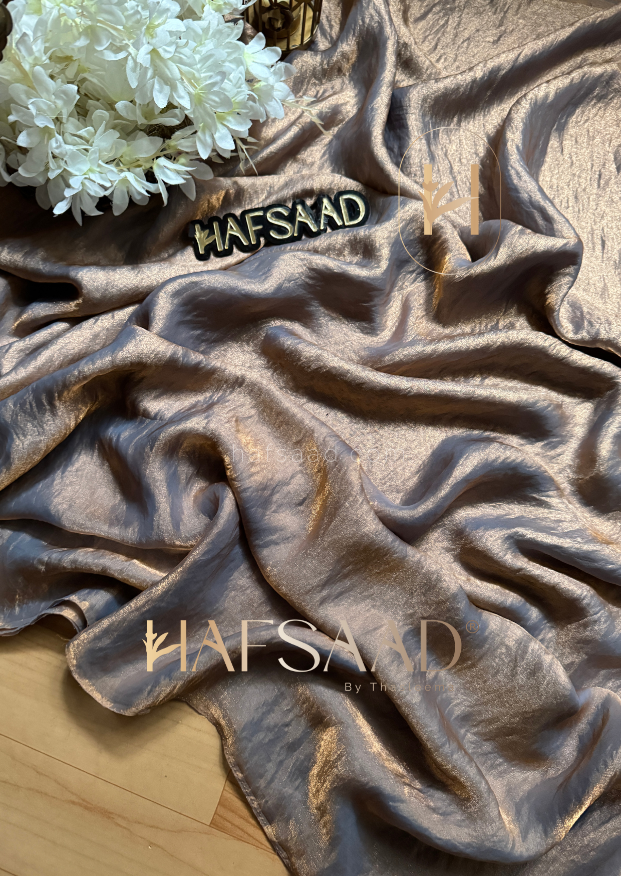 Sunset secrets- Fluid organza saree