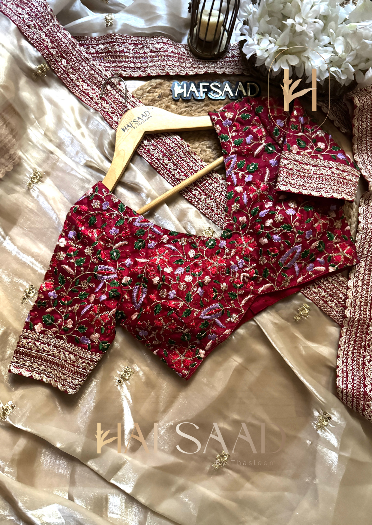 Yashna - Satin organza saree