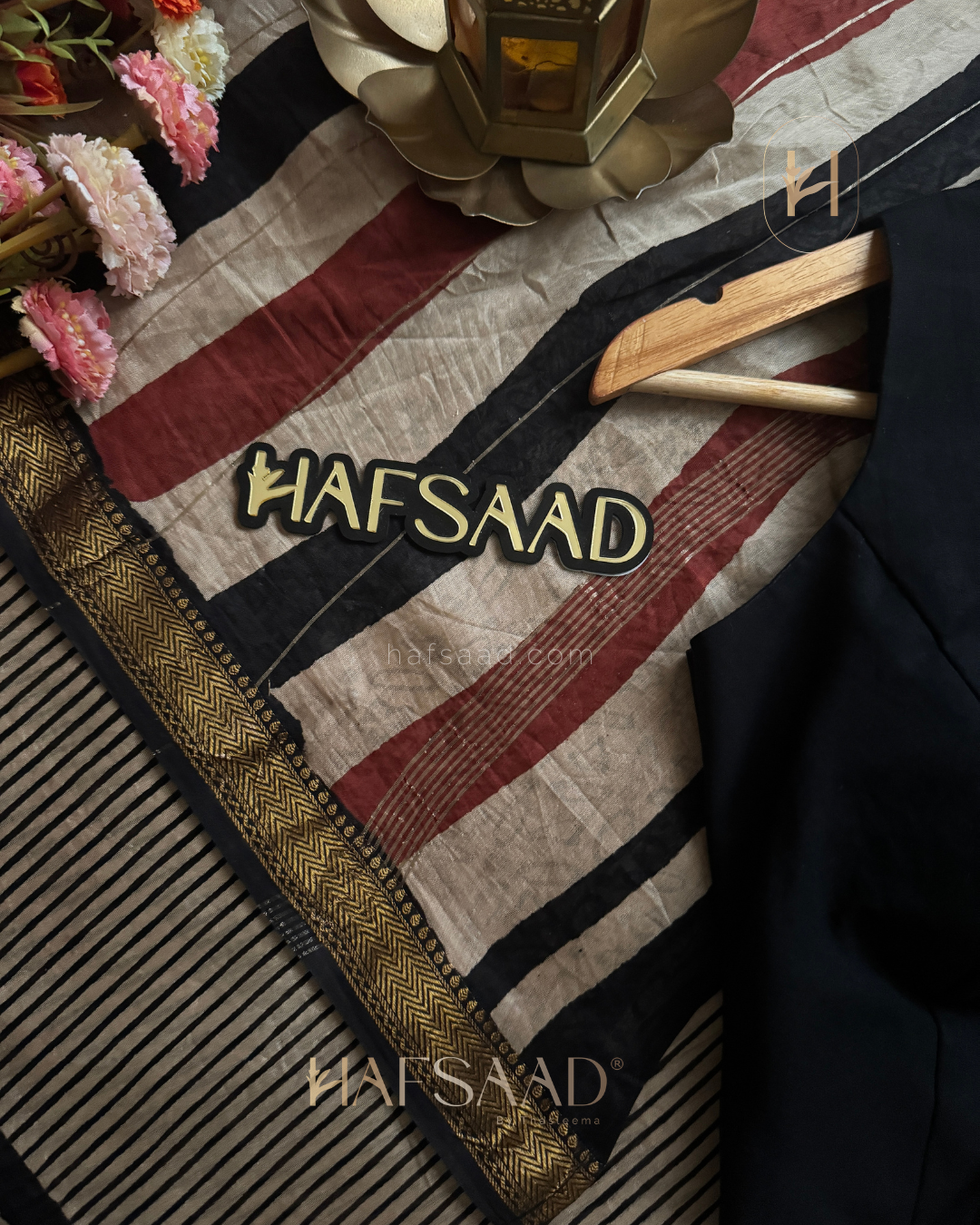 Pramila- Pure Maheswari Silk (Vintage stripes)