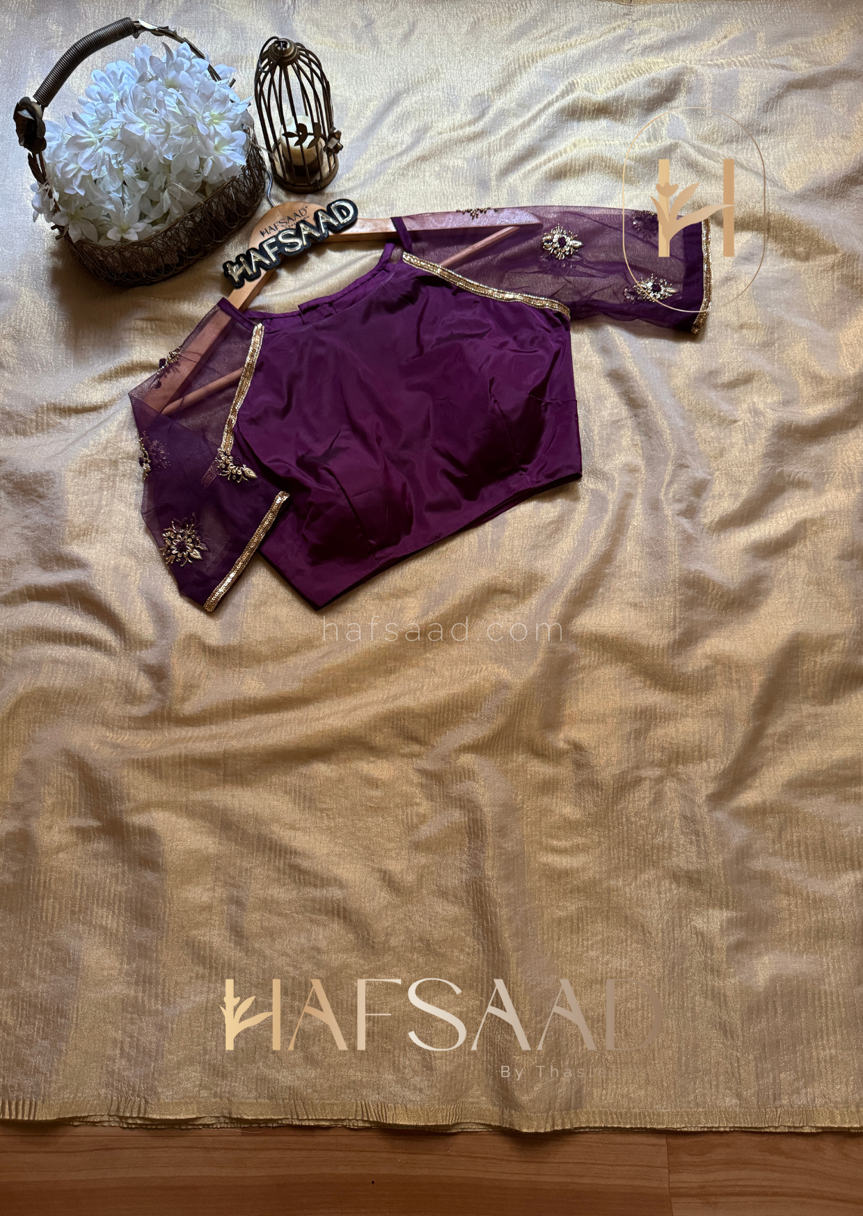 Nadia - Soft semi tissue saree