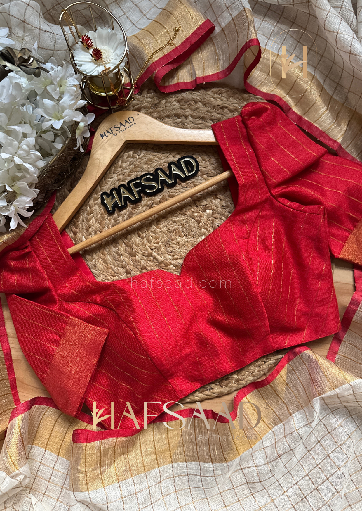 Param - Pure linen saree