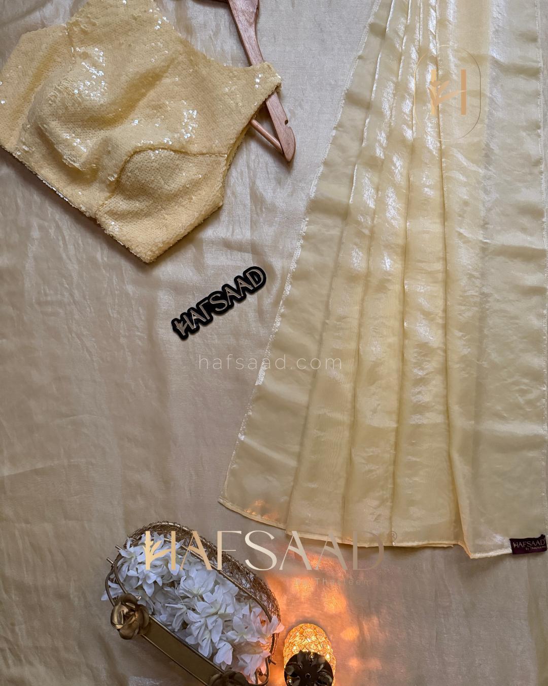 Glazed - Stardust Satin Saree