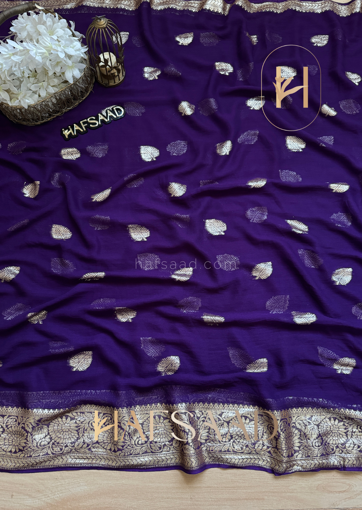 Geetu -Pure viscose saree (Purple)