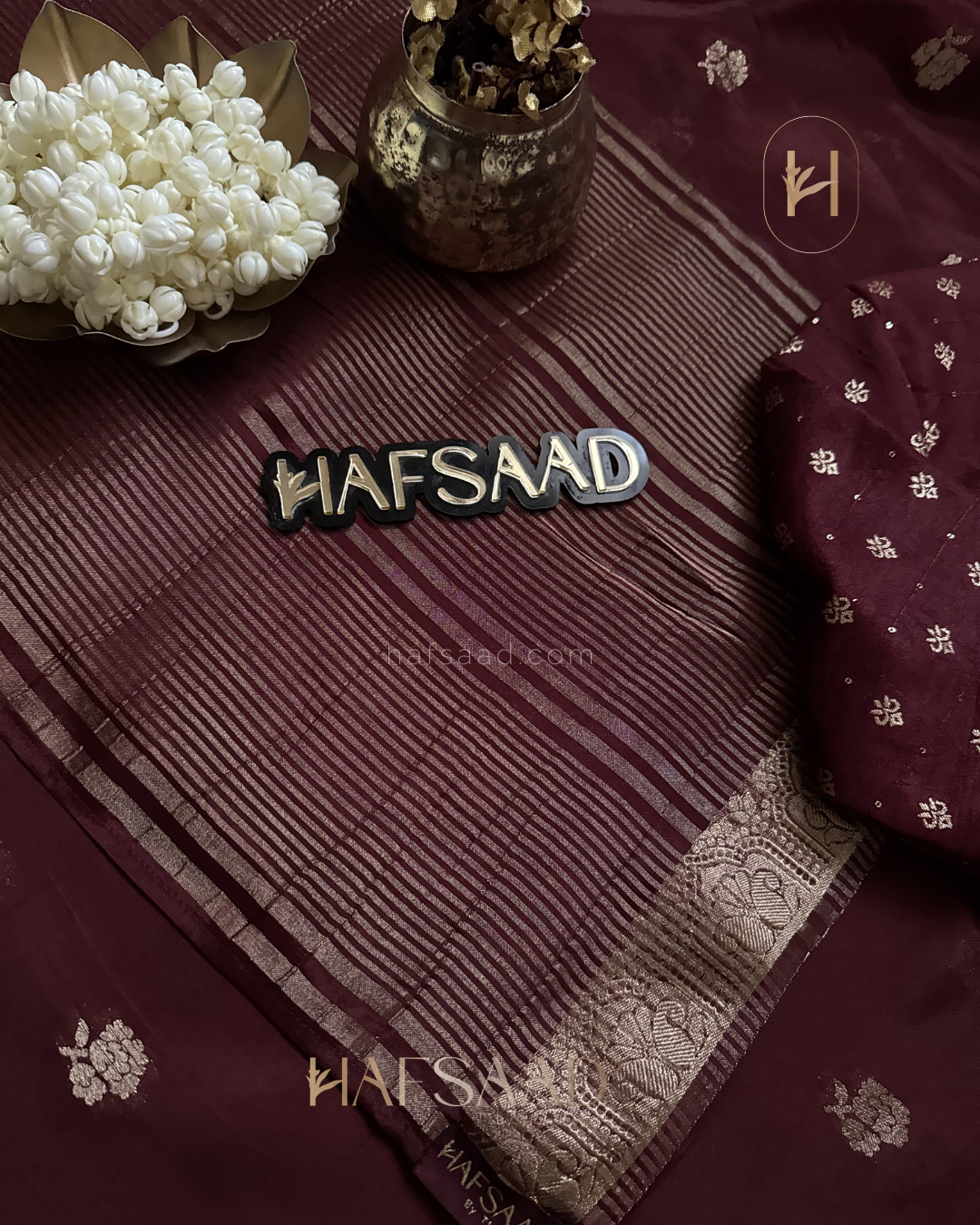 Sree- pure chinnon saree