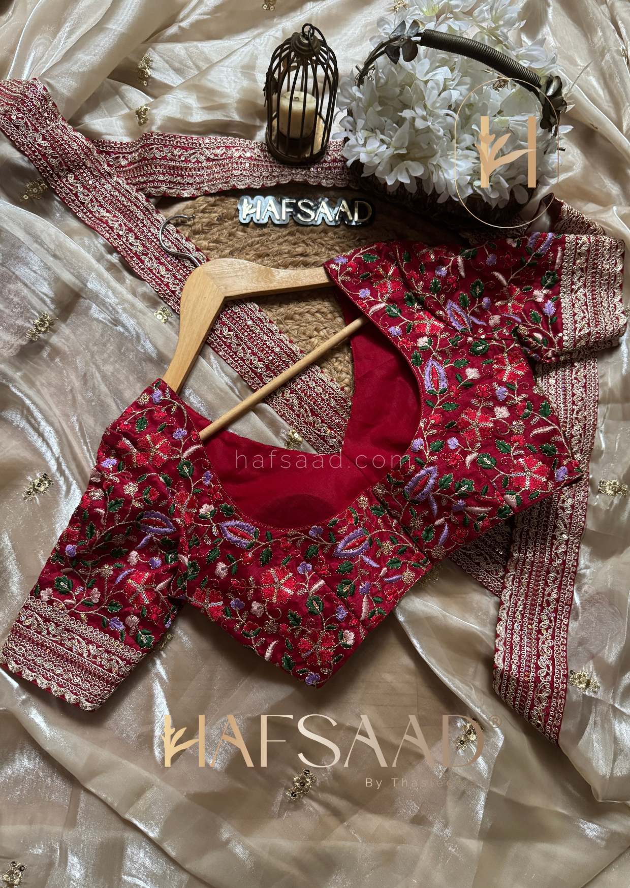 Yashna - Satin organza saree