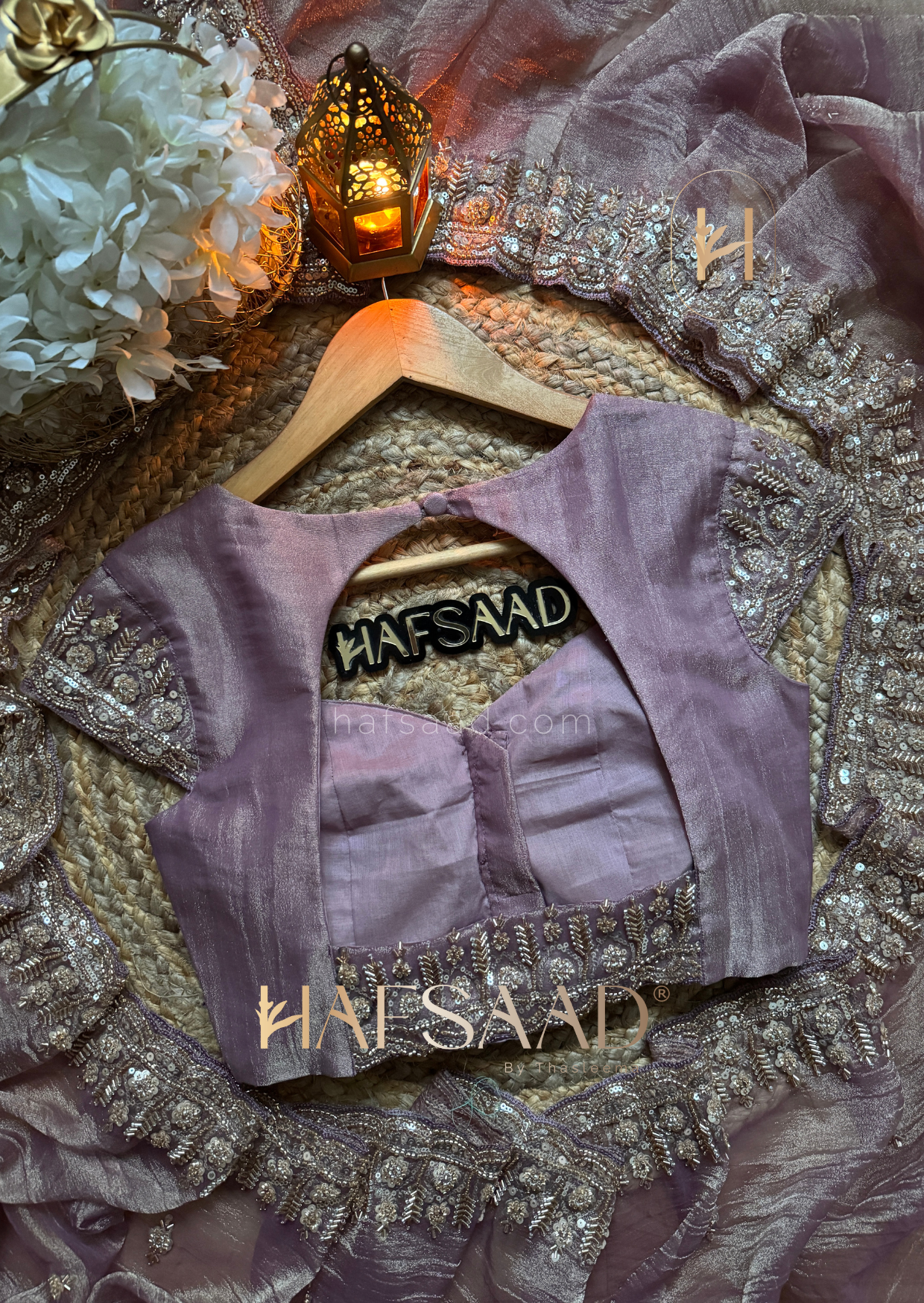 Mastani - Soft tissue saree (Lavender)
