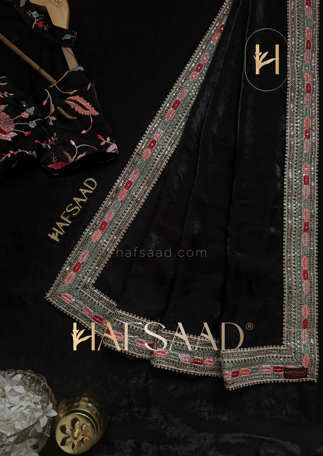Shruti - Satin organza saree