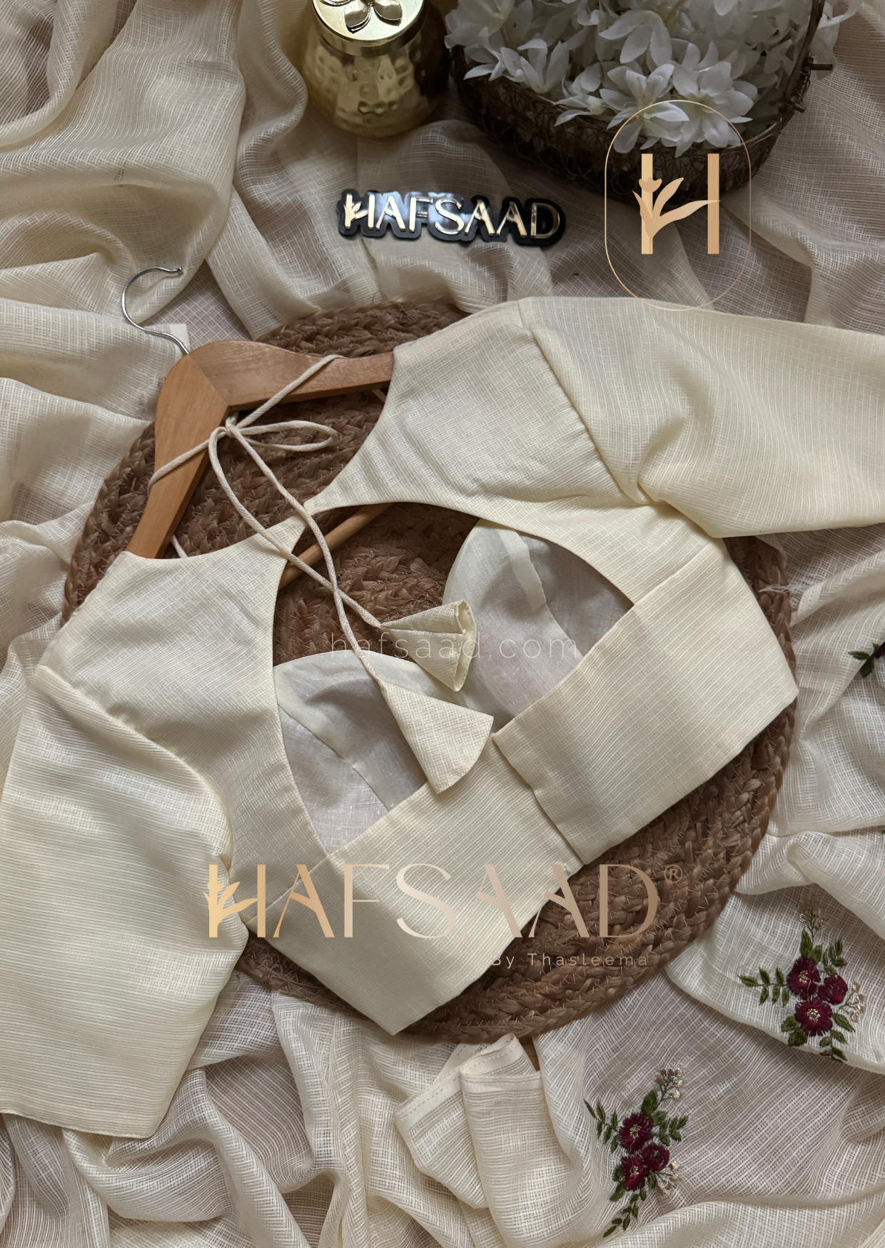 Ancy - Floral kota saree